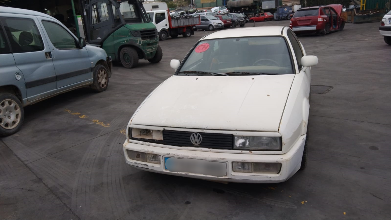 VOLKSWAGEN Corrado 1 generation (1988-1995) Πίσω προφυλακτήρας 535807301GRU 18611386