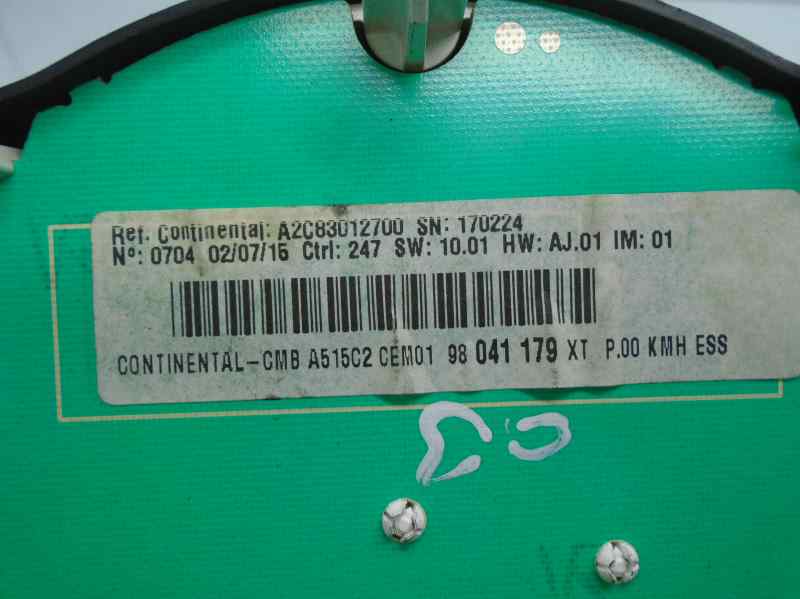 CITROËN C3 2 generation (2009-2016) Speedometer 98041179XT 18477769