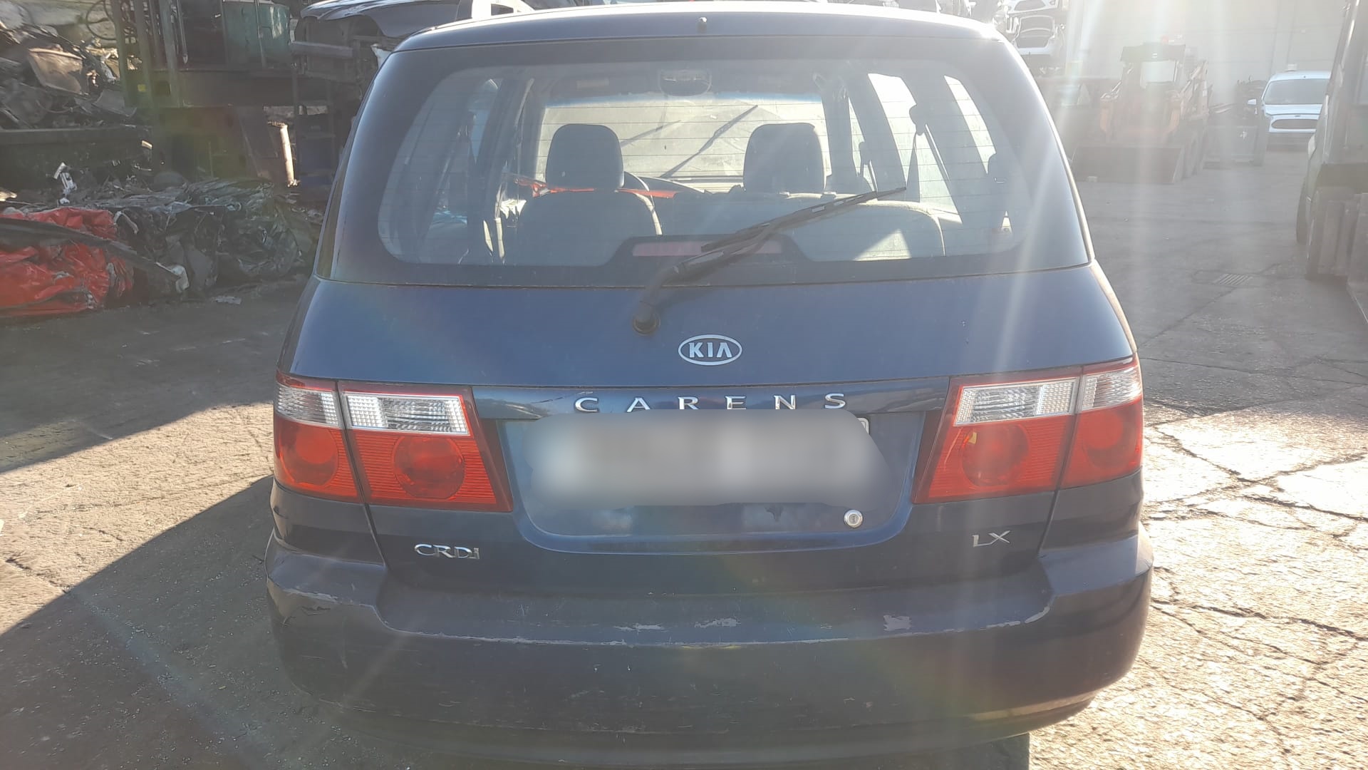 KIA Carens 2 generation (2002-2006) Наружная ручка передней правой двери K2N158410, AZUL 18645882