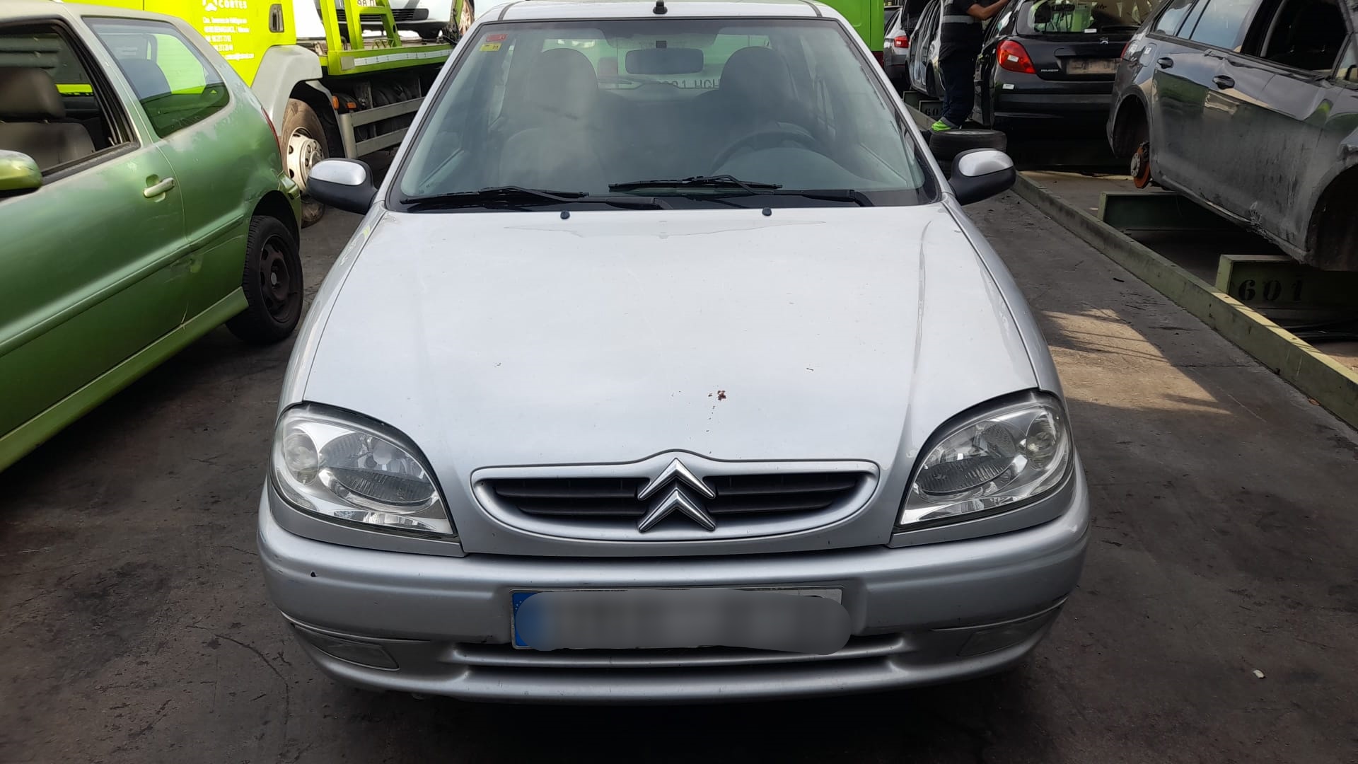 CITROËN Saxo 2 generation (1996-2004) Front Right Door 9004H3 18614298