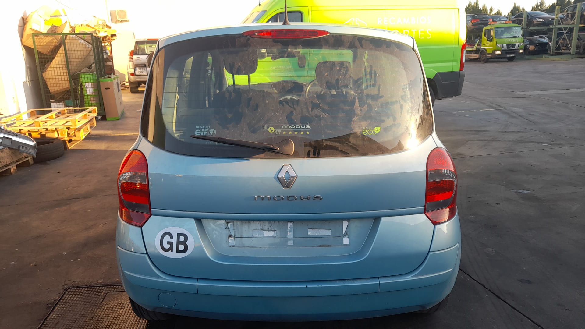 RENAULT Modus 1 generation (2004-2012) Крыло переднее левое 7701475515 18349671