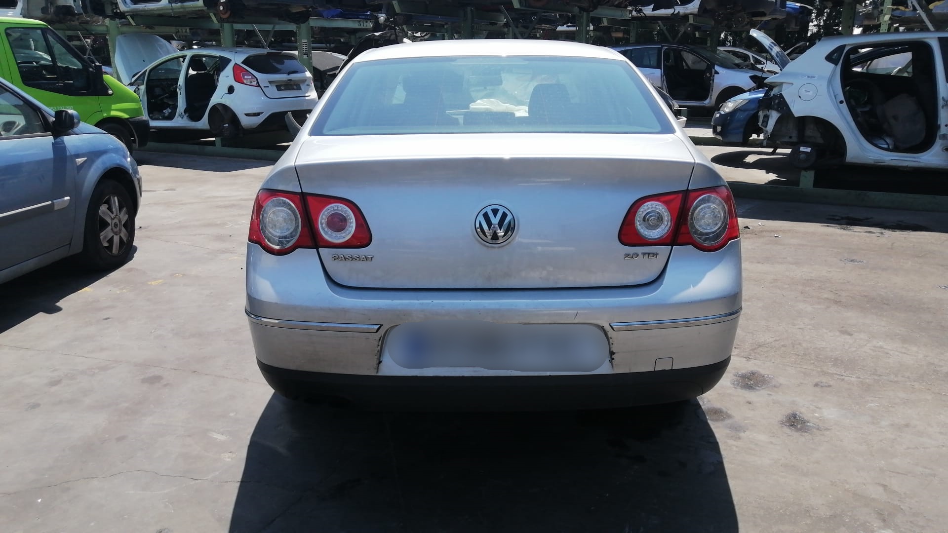 VOLKSWAGEN Passat B6 (2005-2010) Bal hátsó ajtó zárja 3C1837015A 25158164