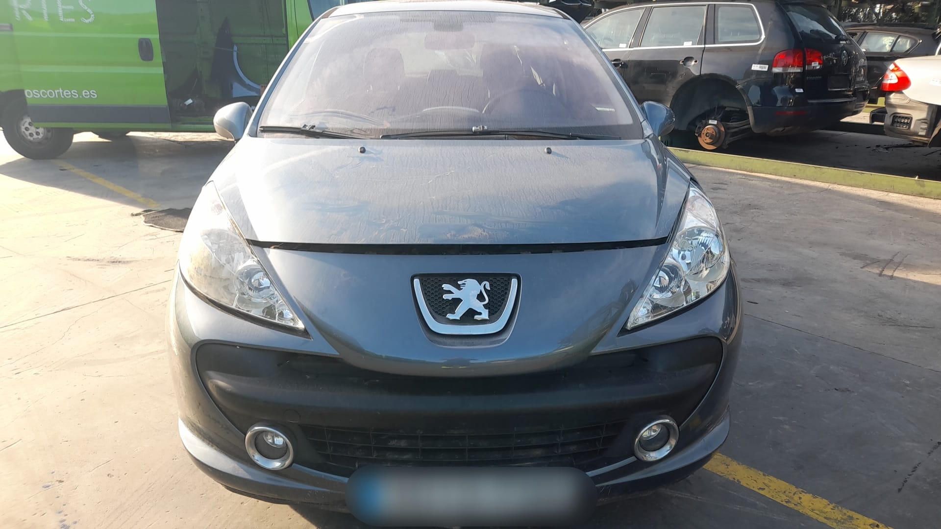 PEUGEOT 207 1 generation (2006-2009) Крышка багажника 8701W3 24015268