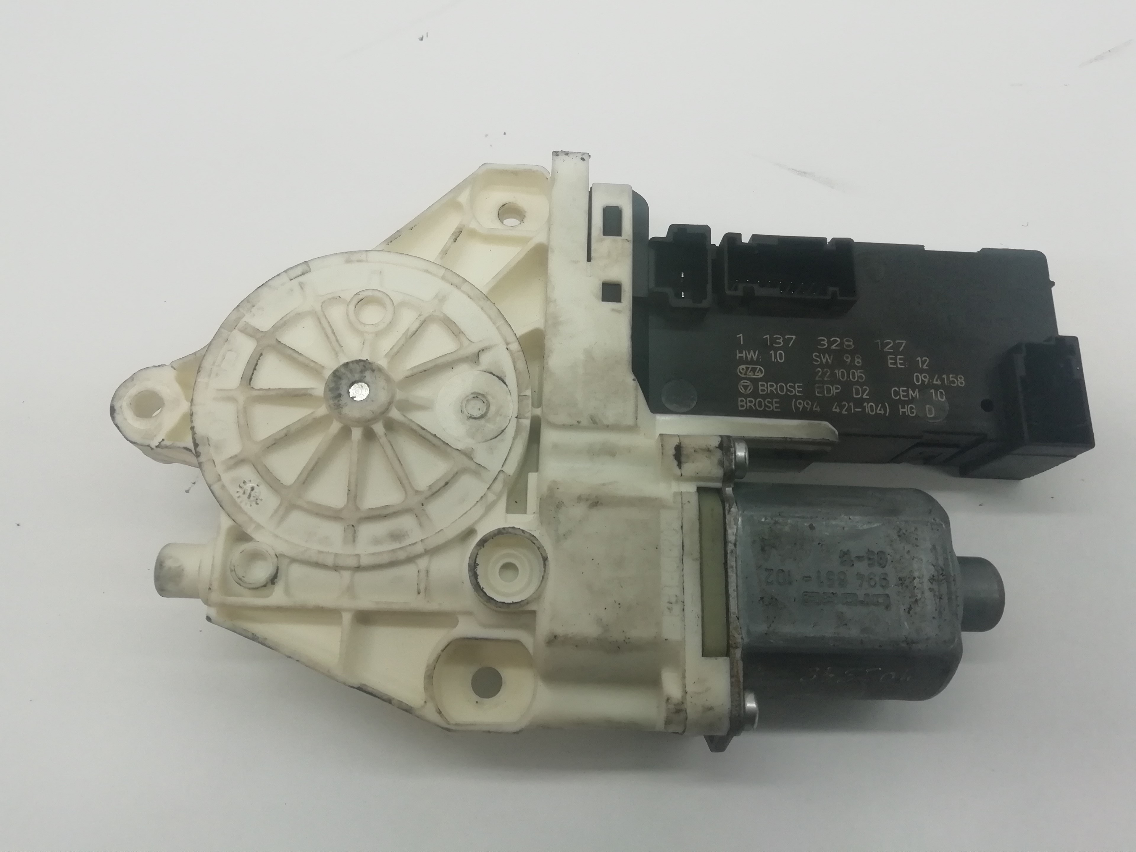 PEUGEOT 407 1 generation (2004-2010) Front Right Door Window Control Motor 9222Y9 18643248