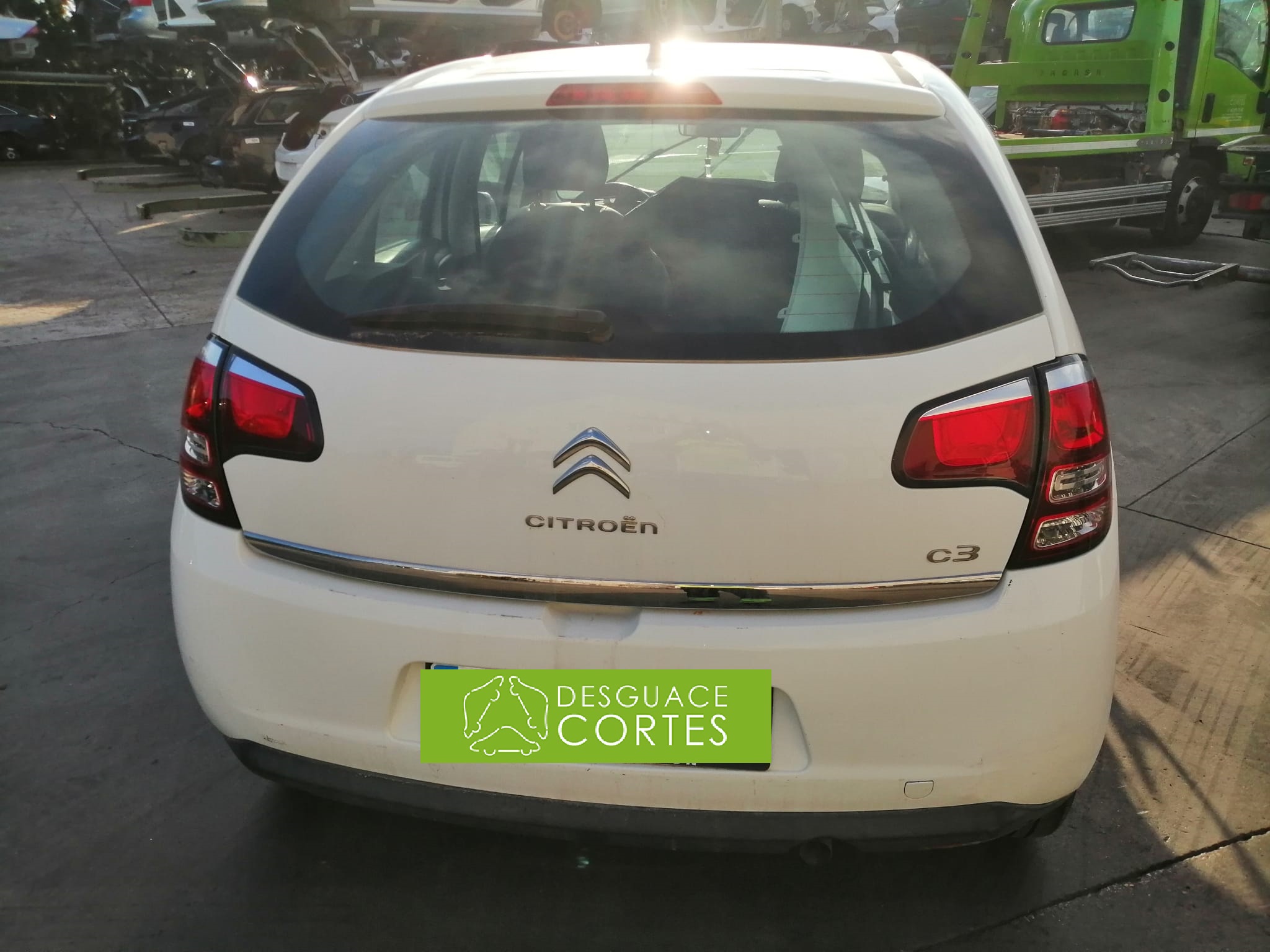 CITROËN C3 1 generation (2002-2010) Фонарь задний правый 9803934280 25114528