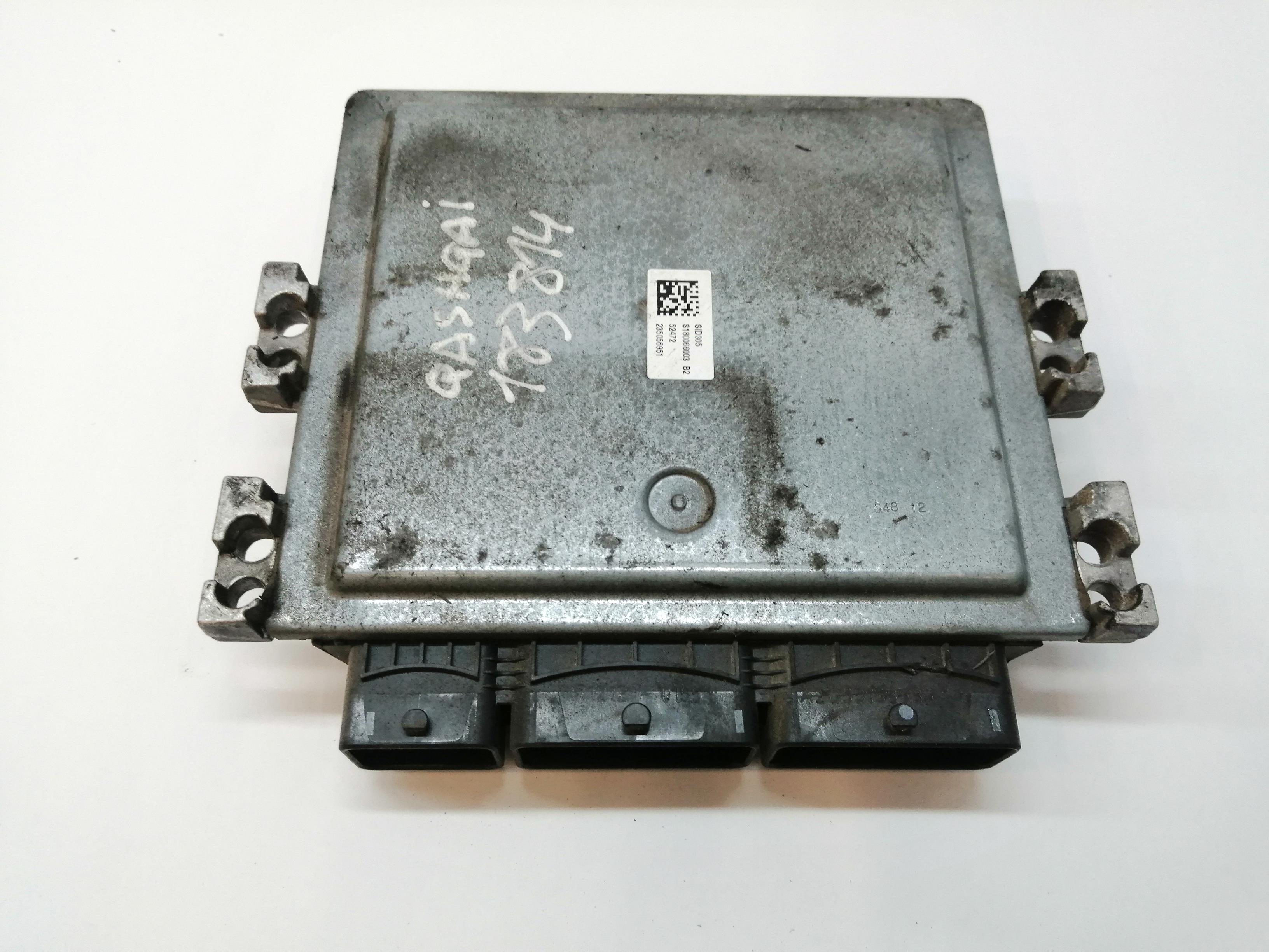 NISSAN Qashqai 1 generation (2007-2014) Engine Control Unit ECU S180067175A, 23710BB31A 22595949