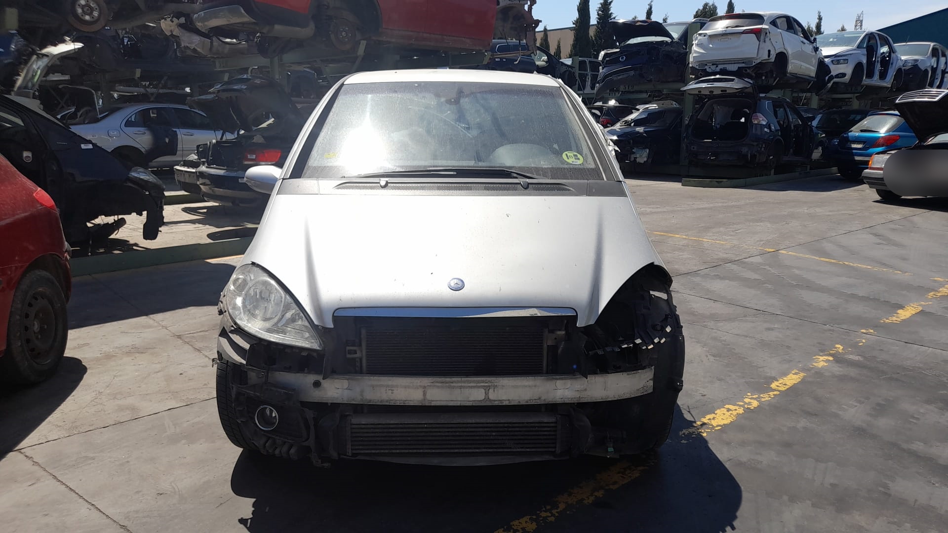 MERCEDES-BENZ A-Class W169 (2004-2012) Регулатор на прозореца на предната дясна врата A1697200879 18593124