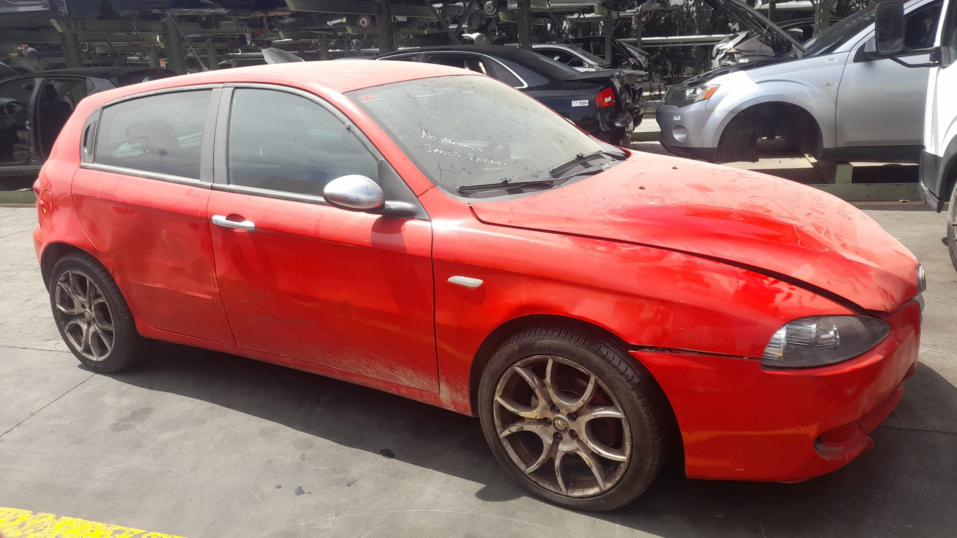 ALFA ROMEO 147 2 generation (2004-2010) Priekinių valytuvų mechanizmas (trapecija) 50501305 24907812