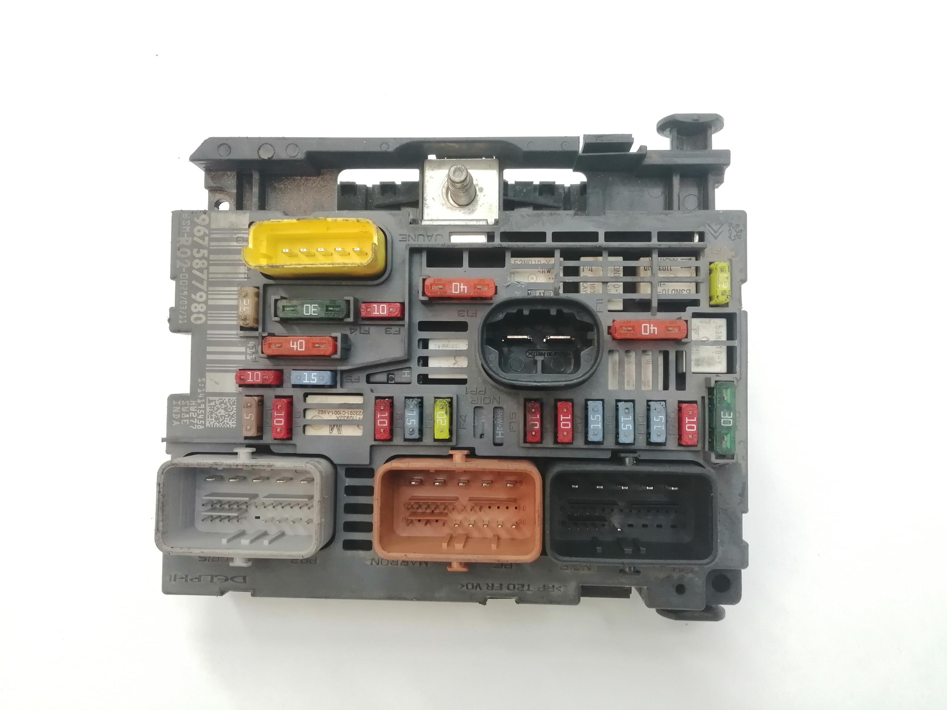 CITROËN C5 2 generation (2008-2017) Fuse Box 9675877980, BSMR0200 24025132