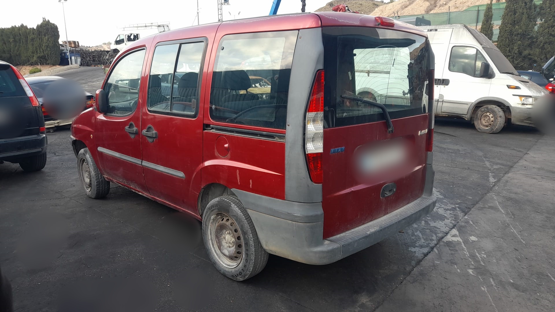 FIAT Doblo 1 generation (2001-2017) Kreisās puses bīdāmās durvis 51934381 23652166