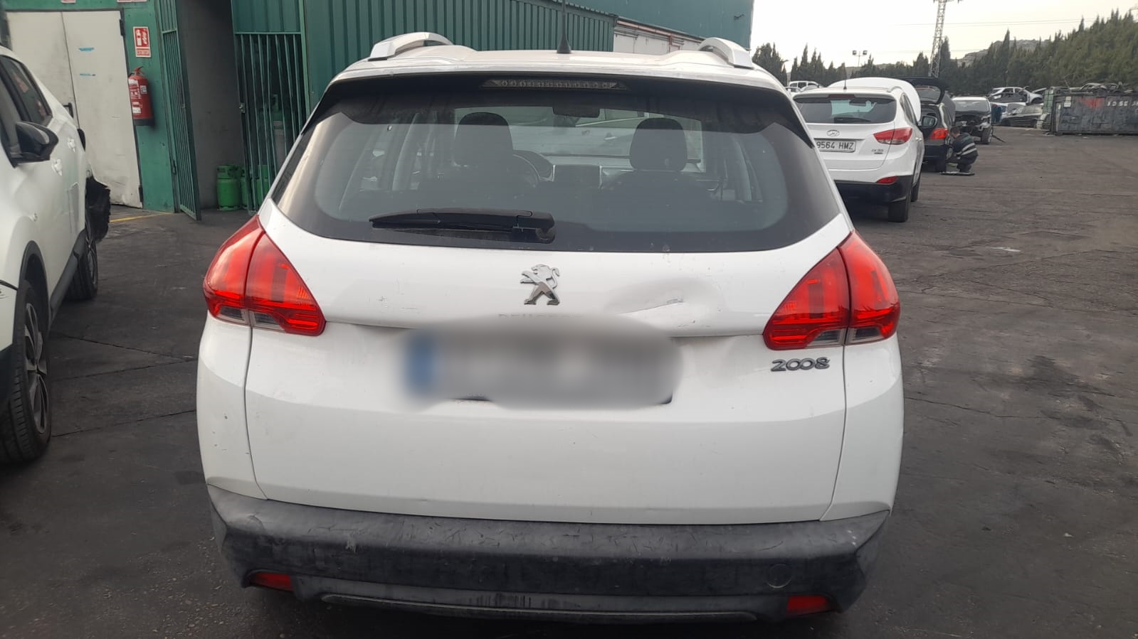 PEUGEOT 2008 1 generation (2013-2020) Rear Left Door 9802969780 24548552