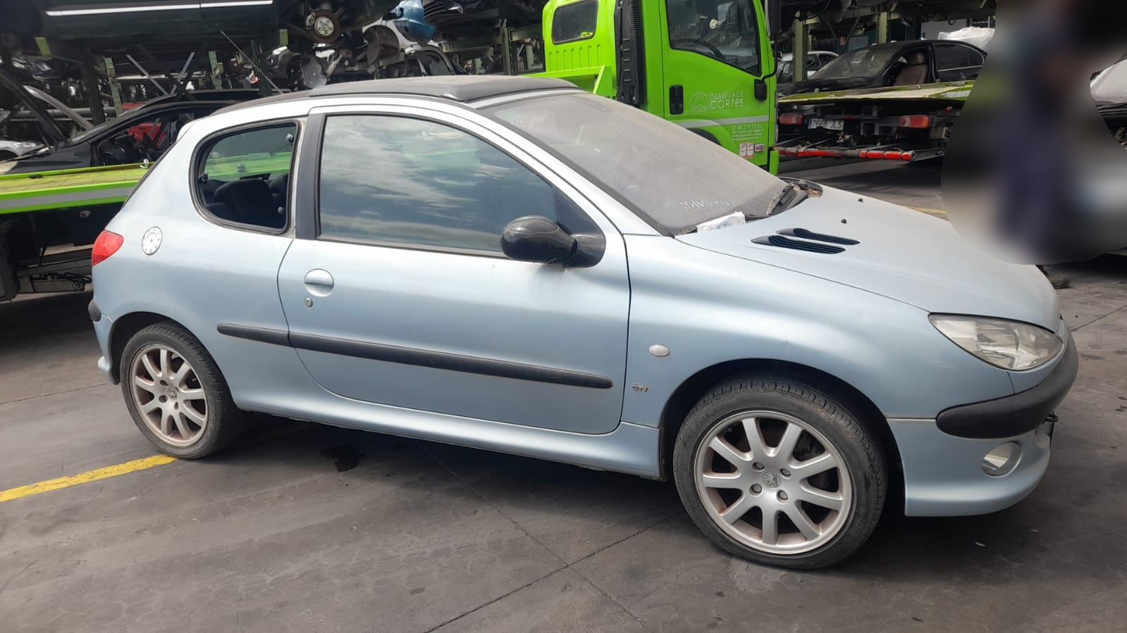 PEUGEOT 206 1 generation (1998-2009) Ліве бічне дзеркало 8149KY 26539245