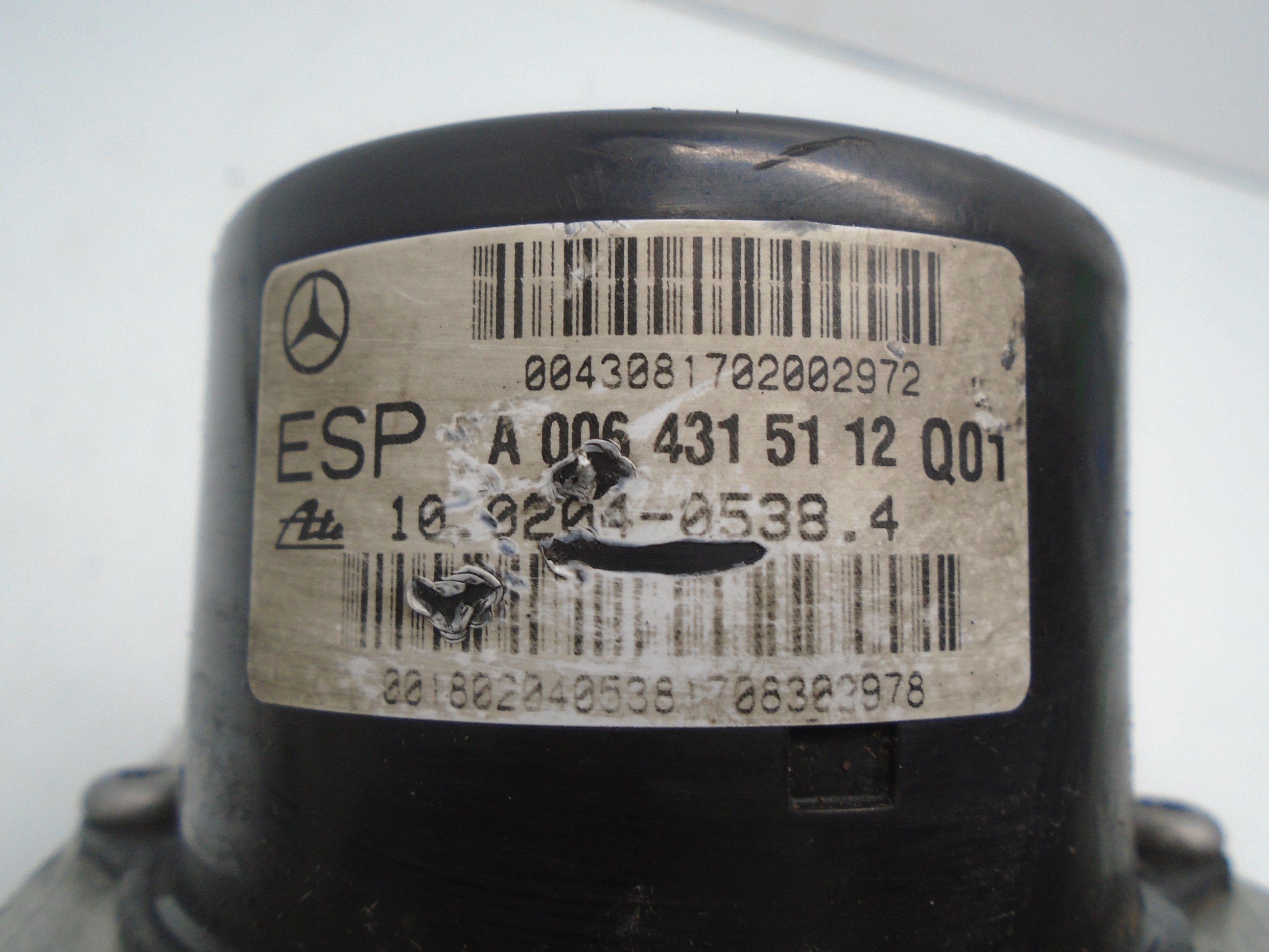 MERCEDES-BENZ C-Class W203/S203/CL203 (2000-2008) ABS помпа 10092523113 18501786