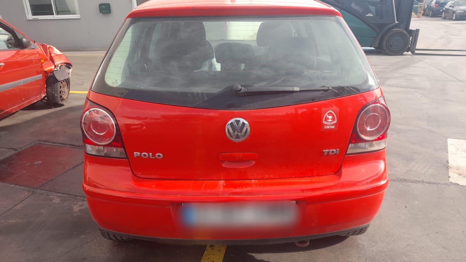 VOLKSWAGEN Polo 4 generation (2001-2009) Дверь задняя правая 6Q6833056H 24020797