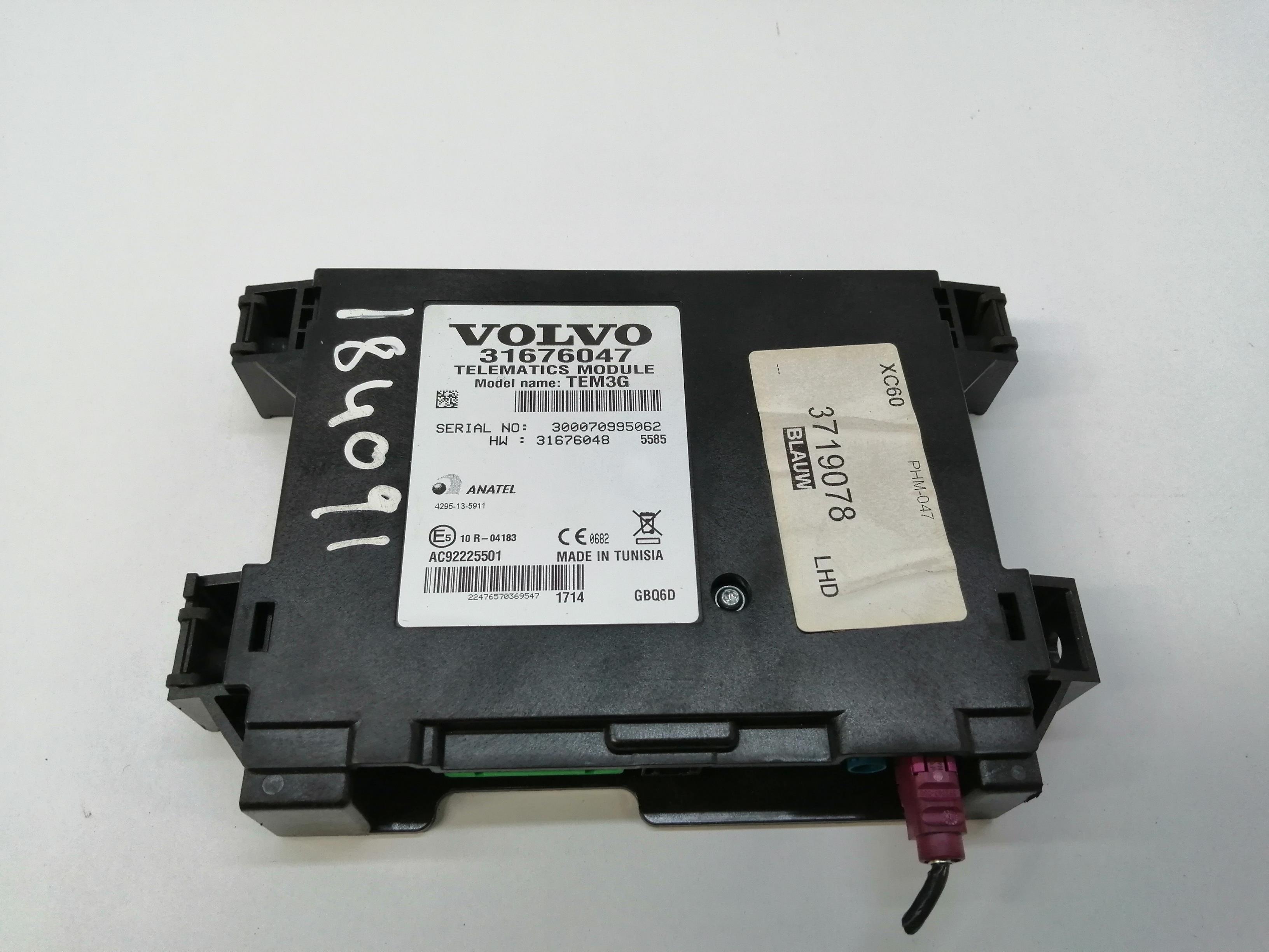 VOLVO XC60 1 generation (2008-2017) Other Control Units 25181452