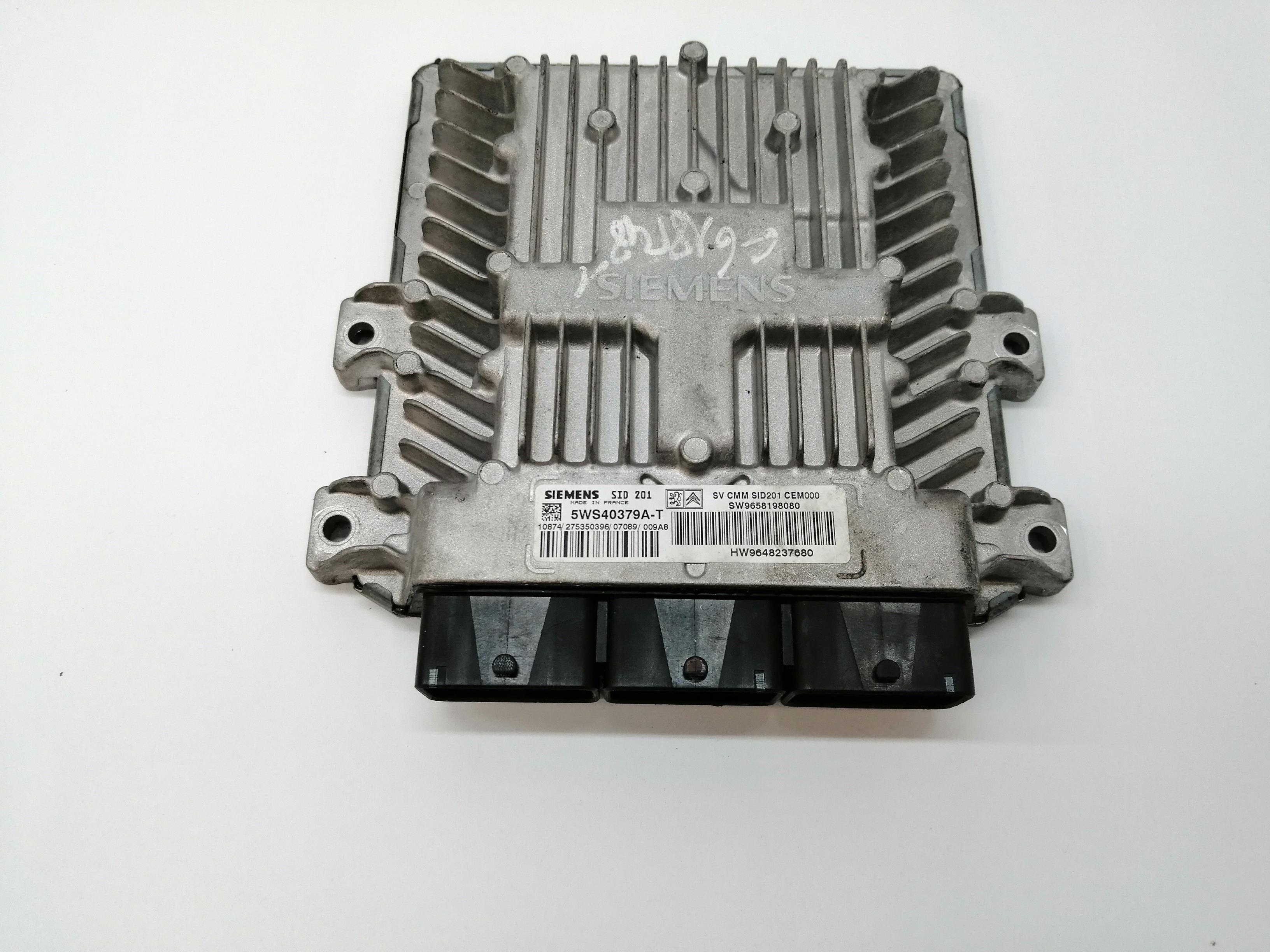 CITROËN C6 1 generation (2004-2012) Блок управления двигателем 5WS40379AT, HW9648237680 24030638
