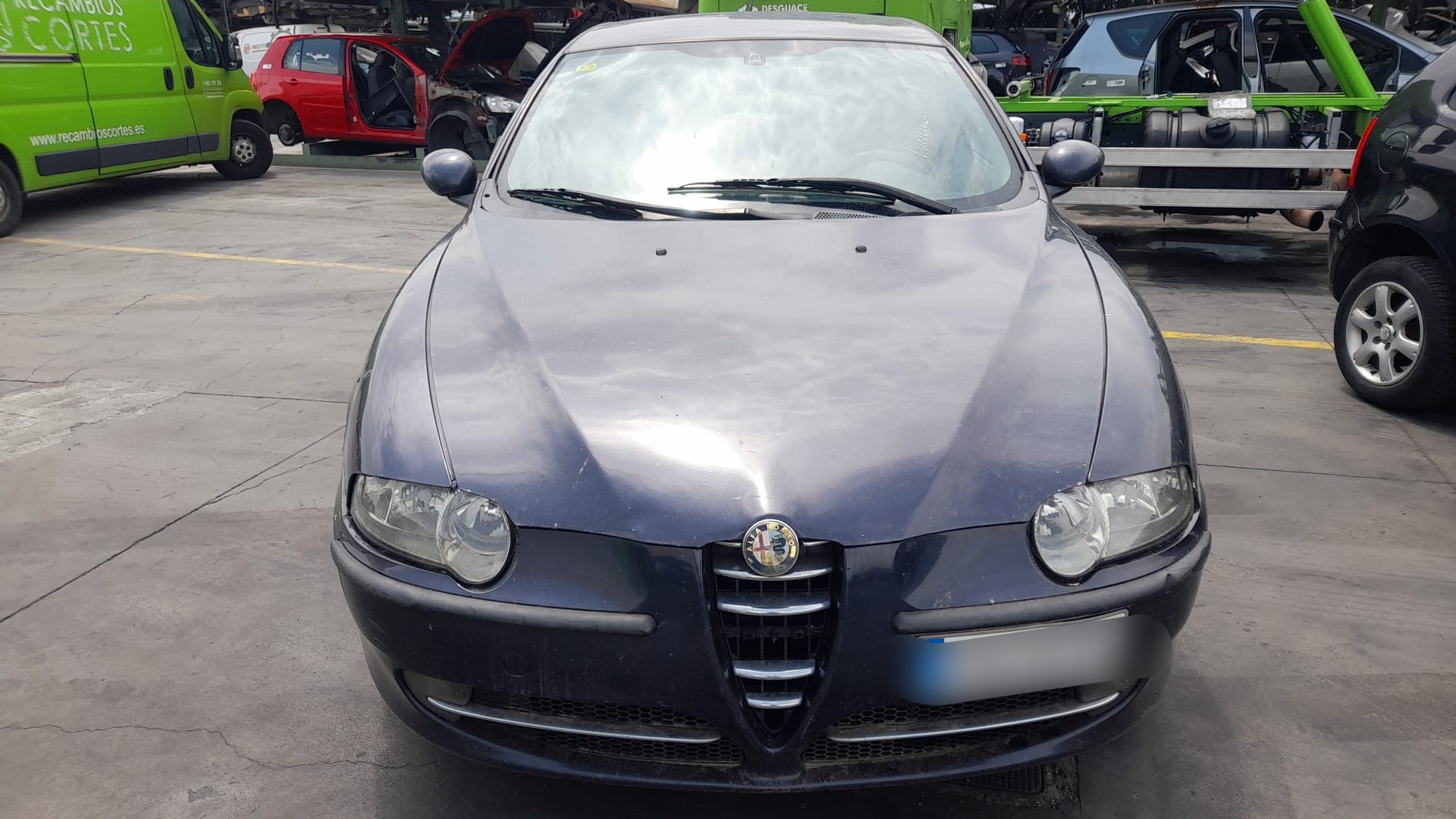 ALFA ROMEO 147 2 generation (2004-2010) Бампер задний 735290445 18666713