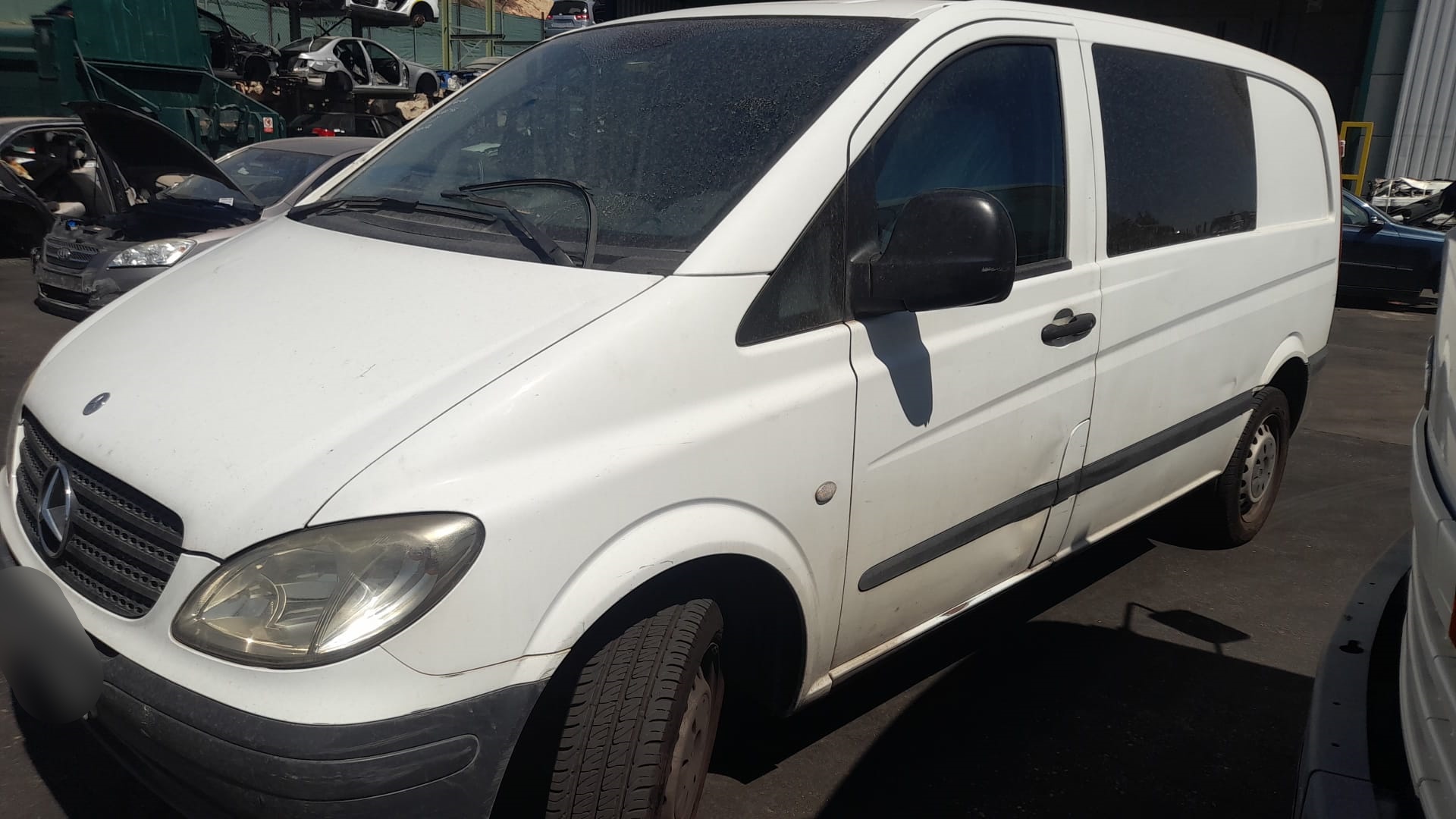 MERCEDES-BENZ Vito W639 (2003-2015) Rear Bumper Right Side Corner A6398801371 24014458