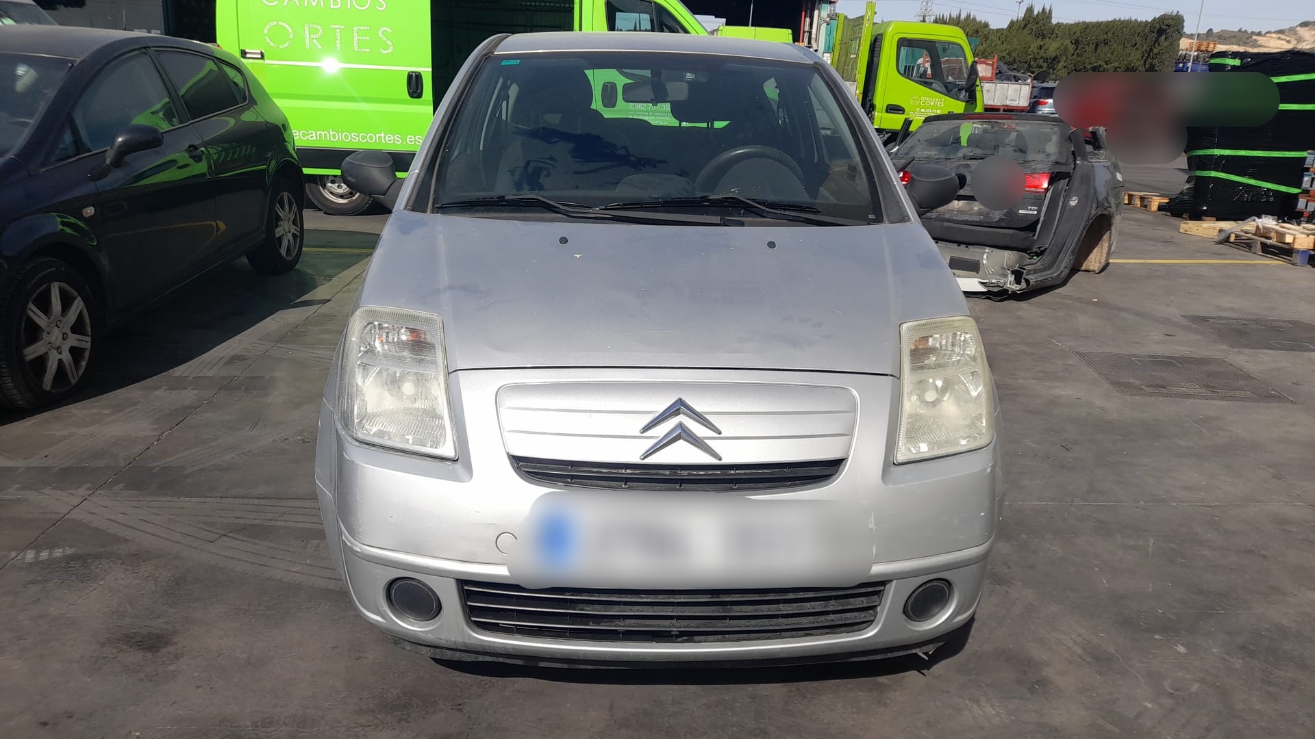 CITROËN C2 1 generation (2003-2009) Vasemman puolen siipipeili 8149RH 25910032