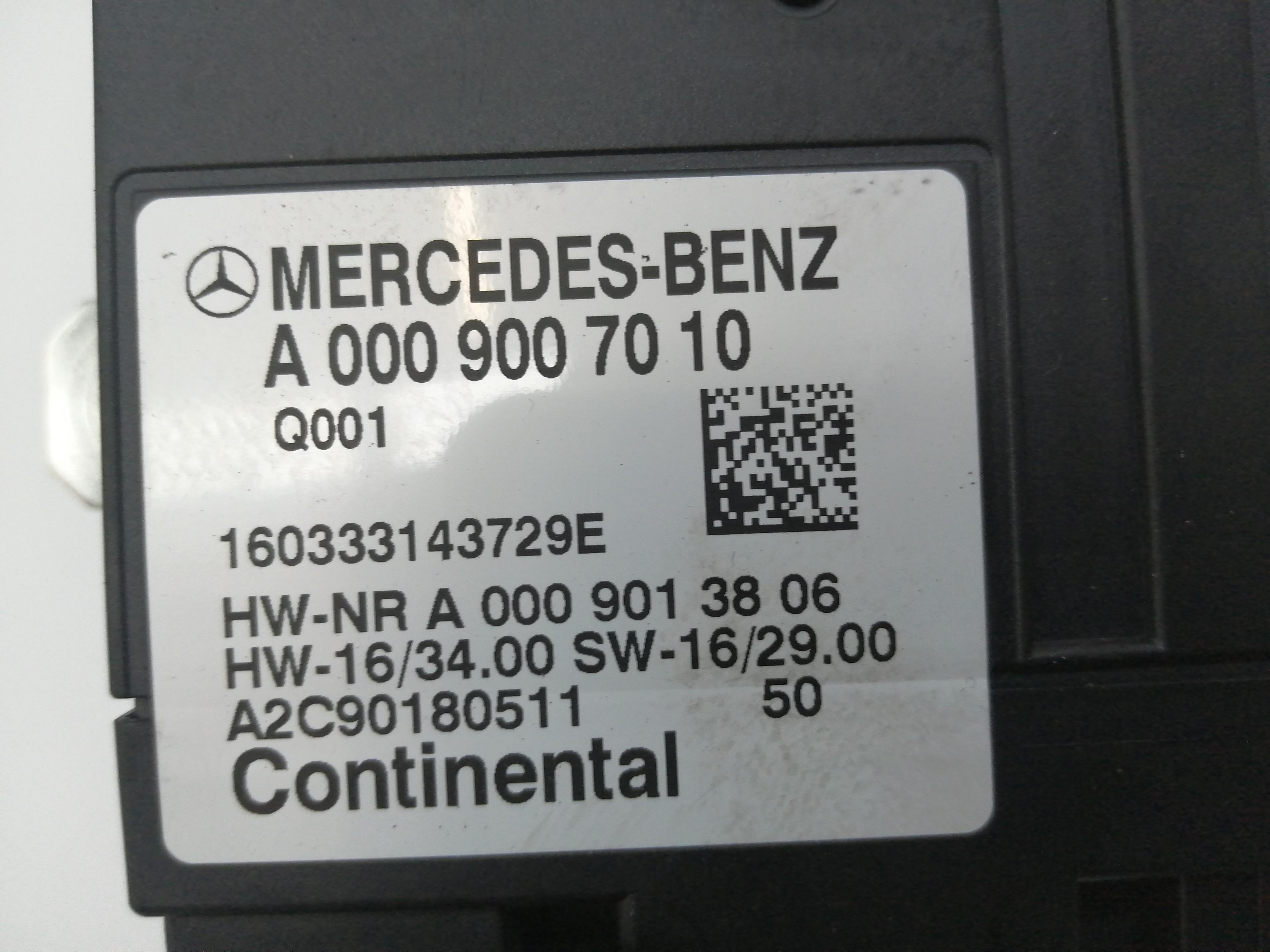 MERCEDES-BENZ E-Class W213/S213/C238/A238 (2016-2024) Другие блоки управления A0009007010, A0009007010 24033818