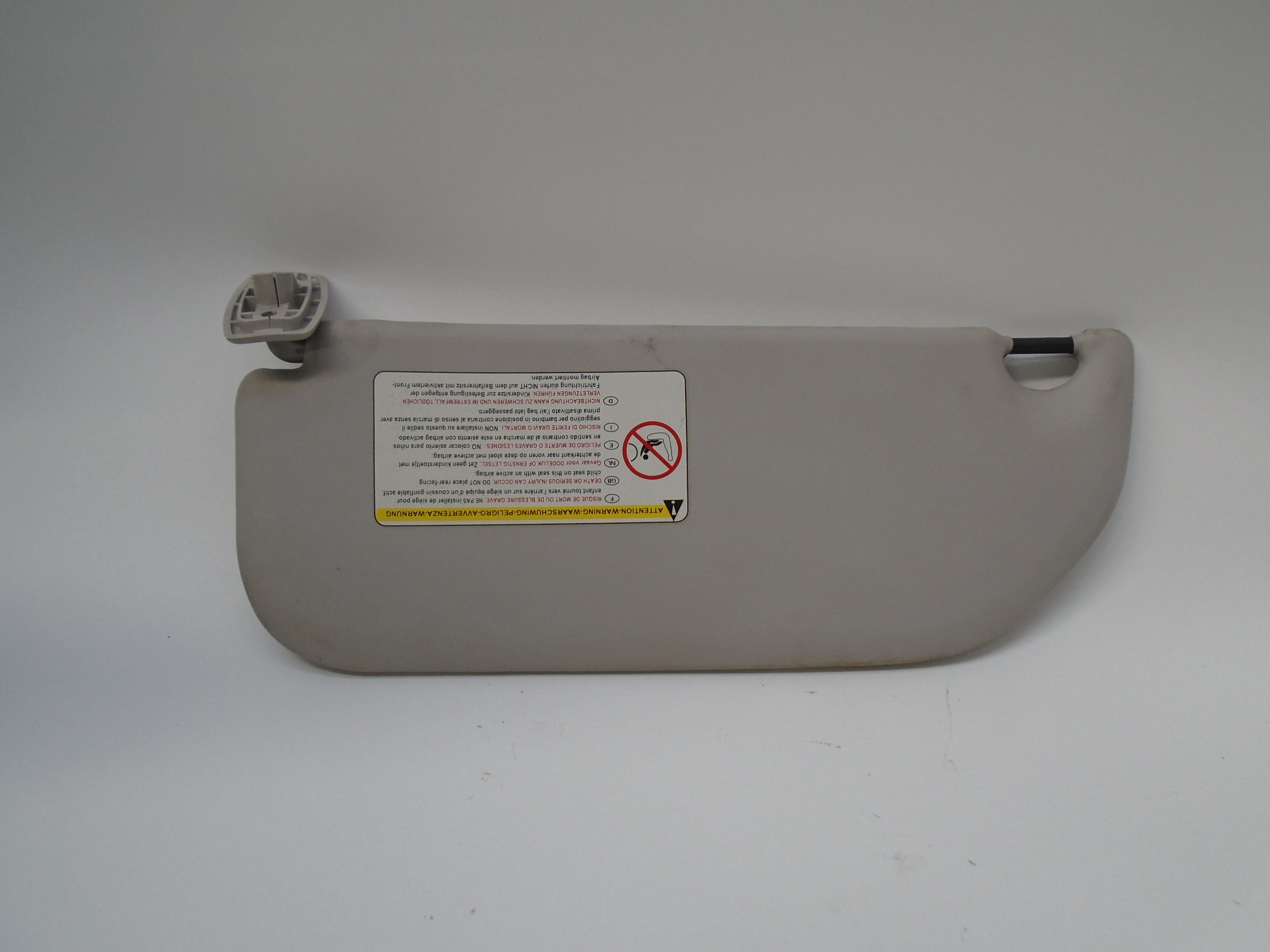 CITROËN C3 1 generation (2002-2010) Right Side Sun Visor 8143KL 18519400