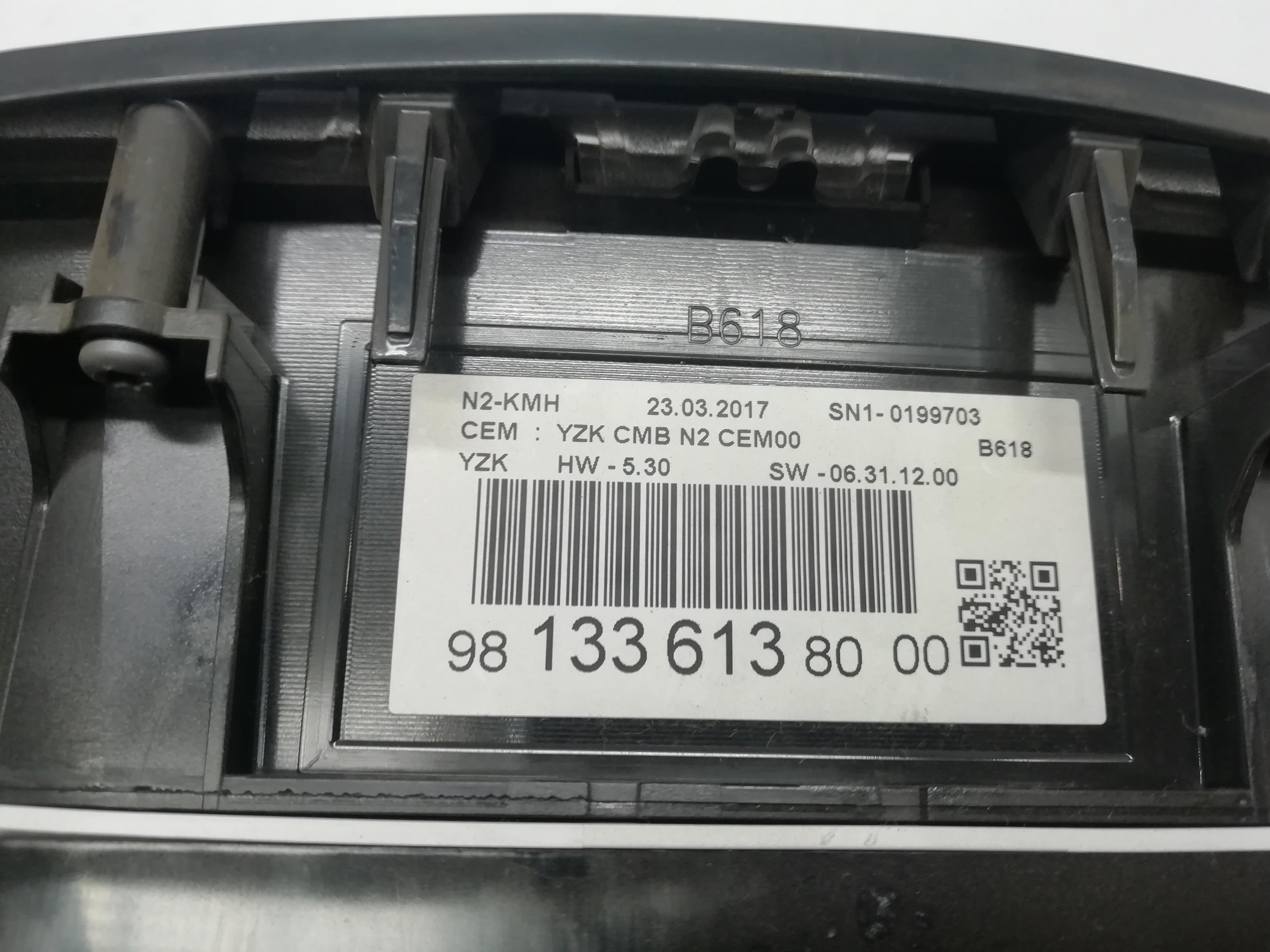 CITROËN C3 3 generation (2016-2024) Speedometer 9813361380, 9813361380 24019327