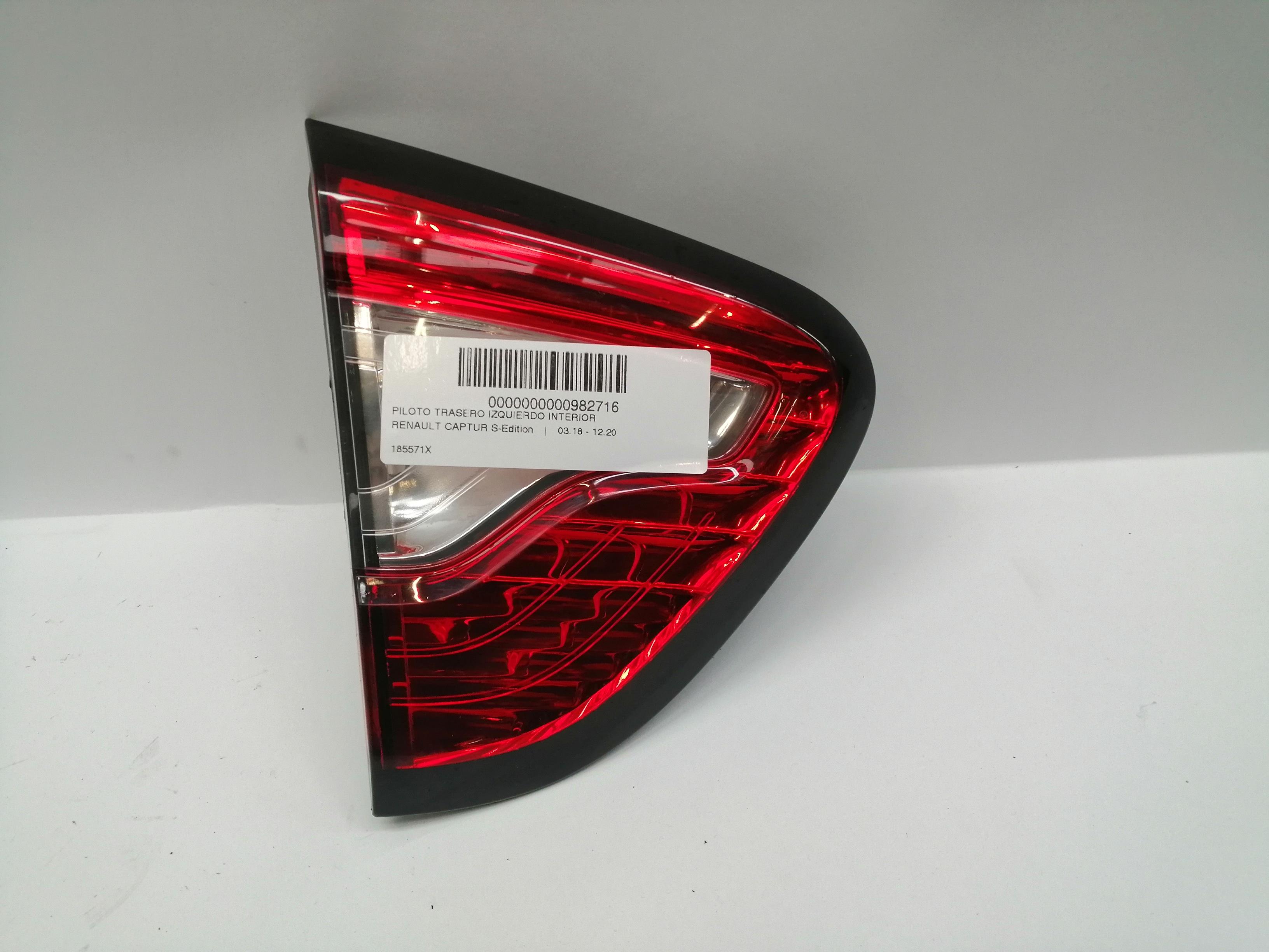 RENAULT Captur 1 generation (2013-2019) Rear Left Taillight 265554078R,265554078R 24031544