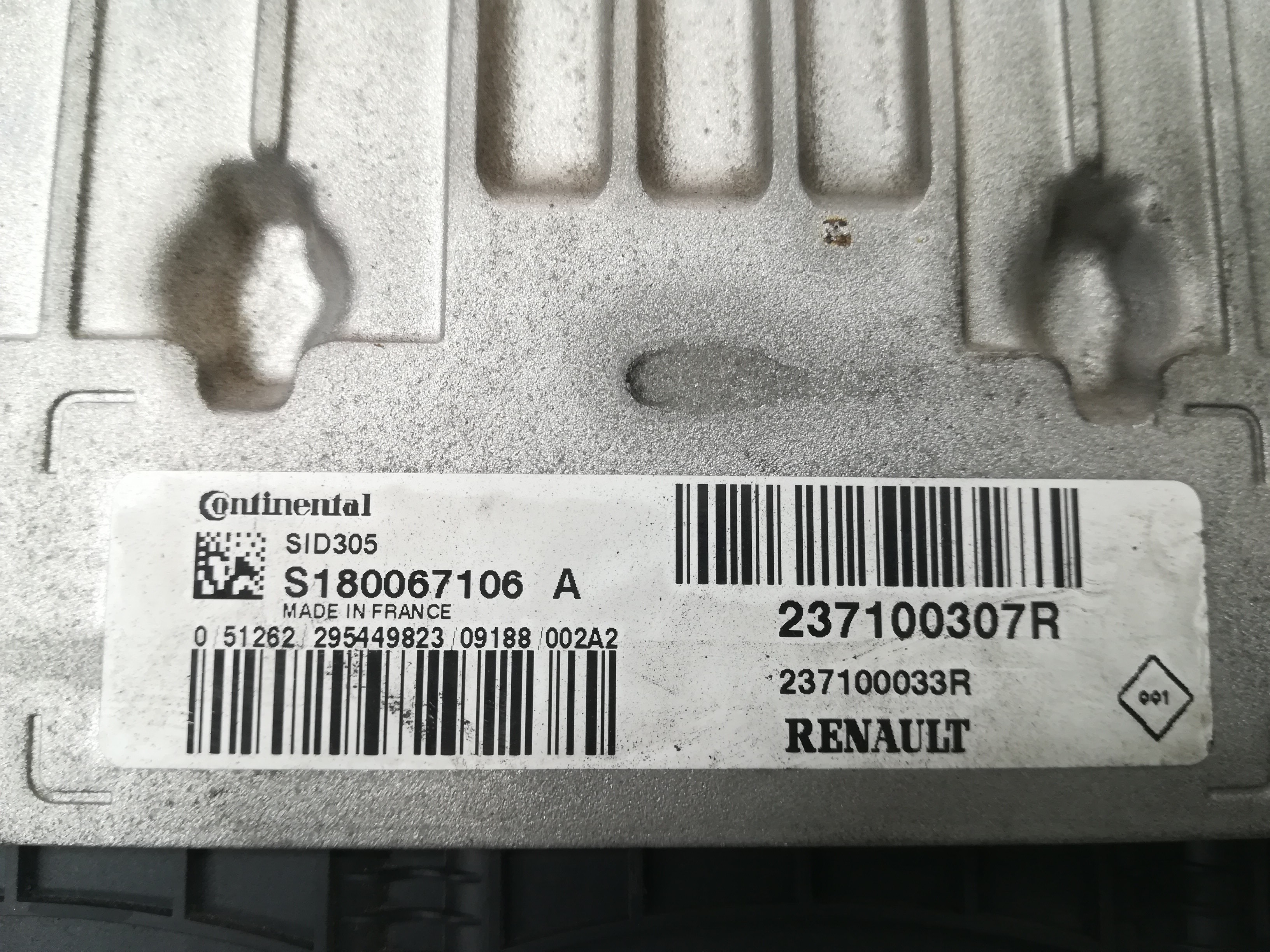 RENAULT Megane 3 generation (2008-2020) Motora vadības bloks S180067106A, 237100307R 18613554