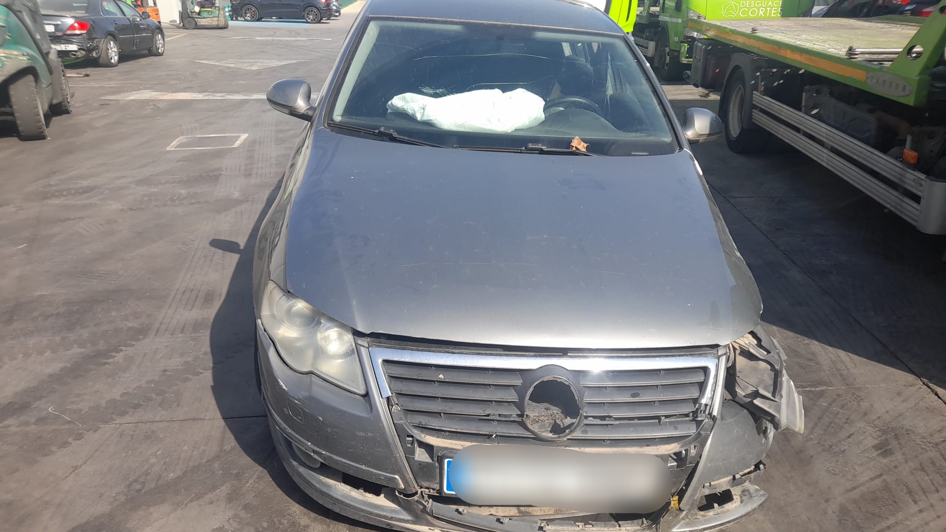 VOLKSWAGEN Passat B6 (2005-2010) Priekinių dešinių durų spyna 3C1837016A 25177237