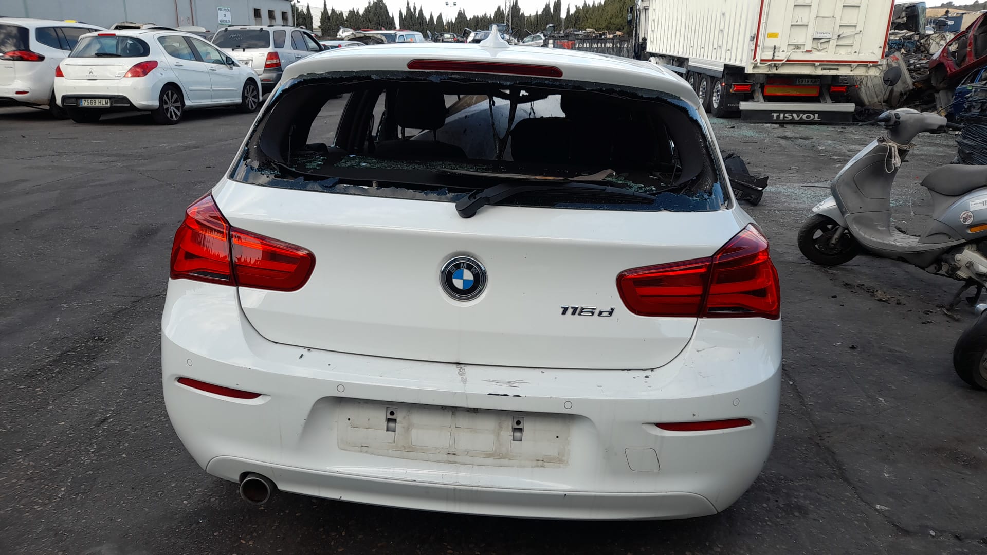 BMW 1 Series F20/F21 (2011-2020) Galinio dangčio (bagažinės) valytuvo varikliukas 67637258532, 7258532, 18558210 24014306