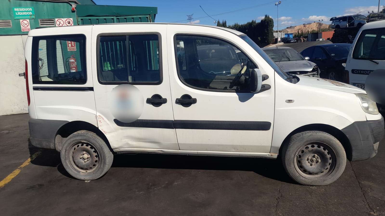 FIAT Doblo 1 generation (2001-2017) Priekinių dešinių durų veidrodis 735419592 24948489