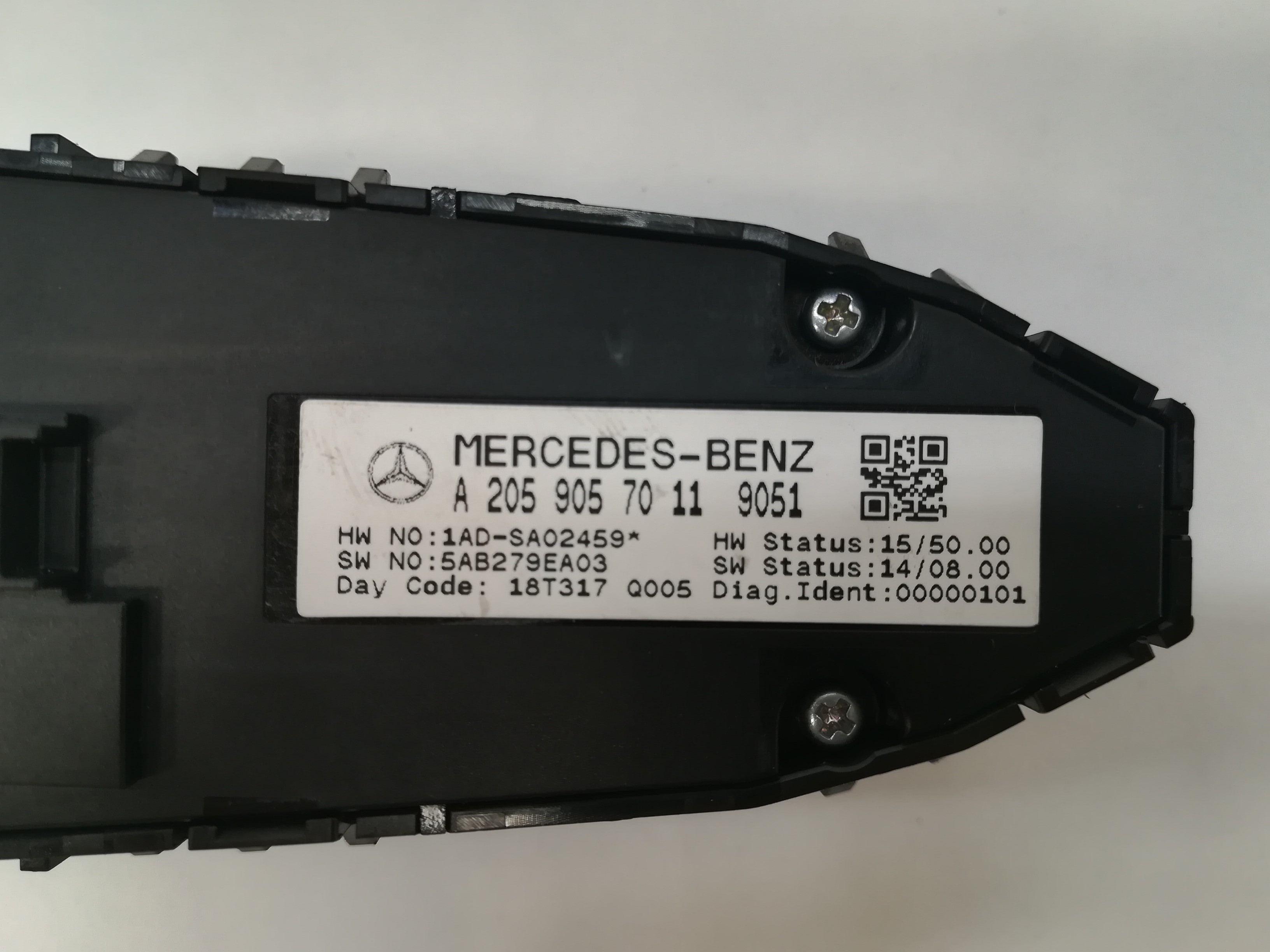 MERCEDES-BENZ C-Class W205/S205/C205 (2014-2023) Превключвател за прозорец на предната лява врата A2059057011 25161260