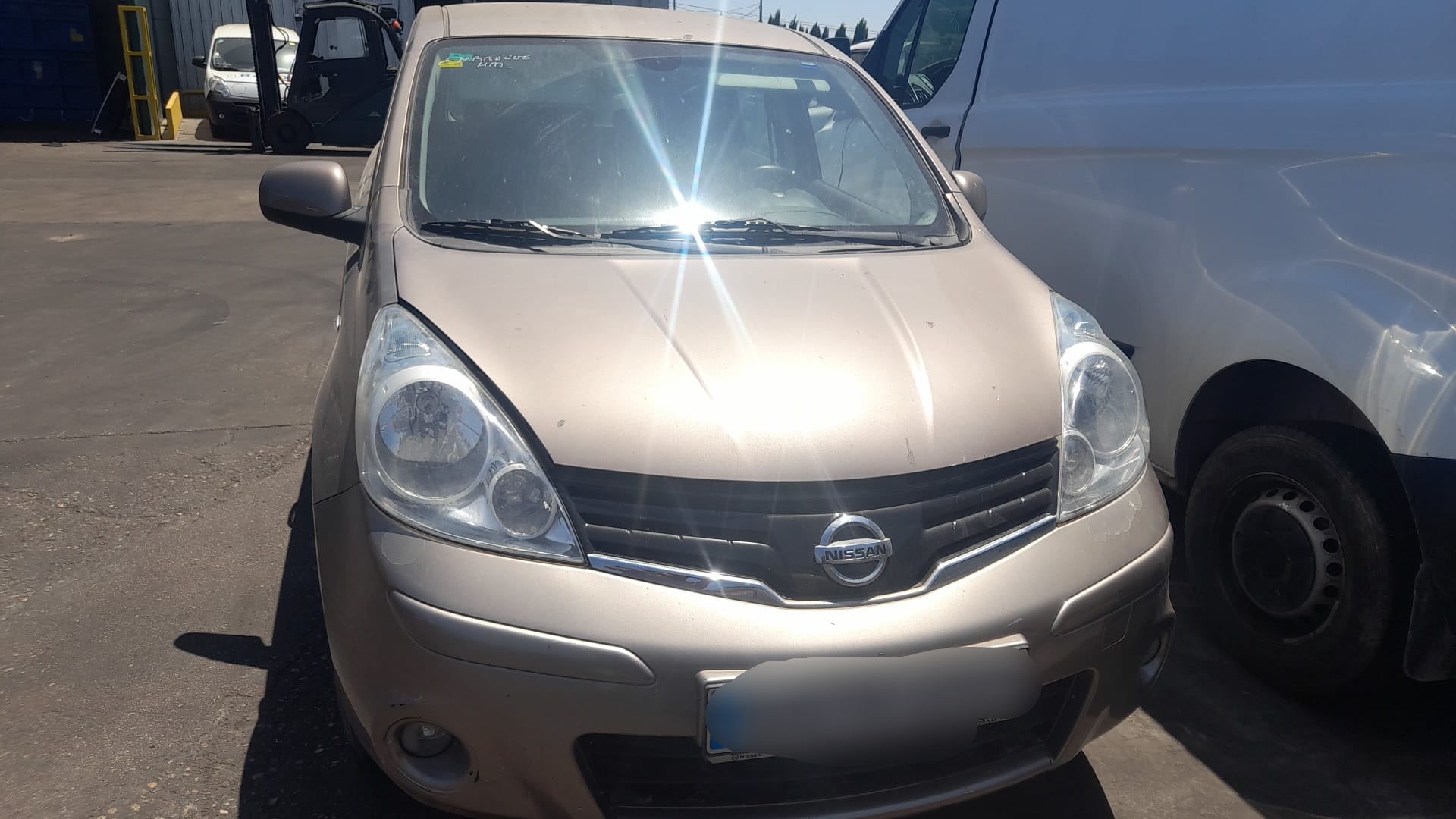 NISSAN Note 1 generation (2005-2014) Регулятор вікна правої передньої двері 807009U00D 18568143