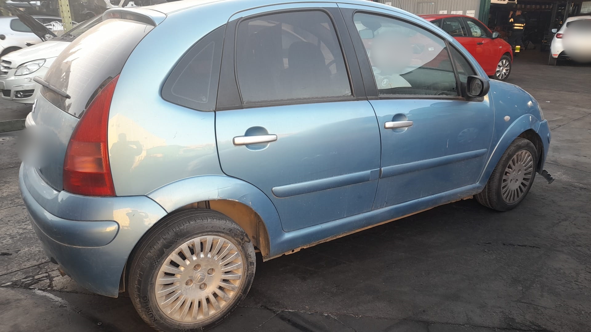 CITROËN C3 1 generation (2002-2010) Galinės kairės durys 9006K7 24547921