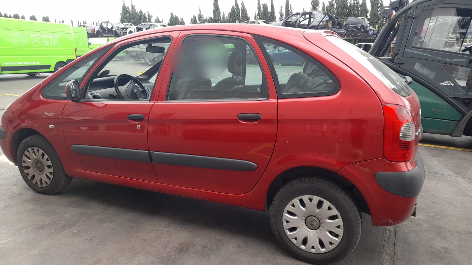 CITROËN Xsara Picasso 1 generation (1999-2010) Крыло переднее левое 7840Q0 23536041