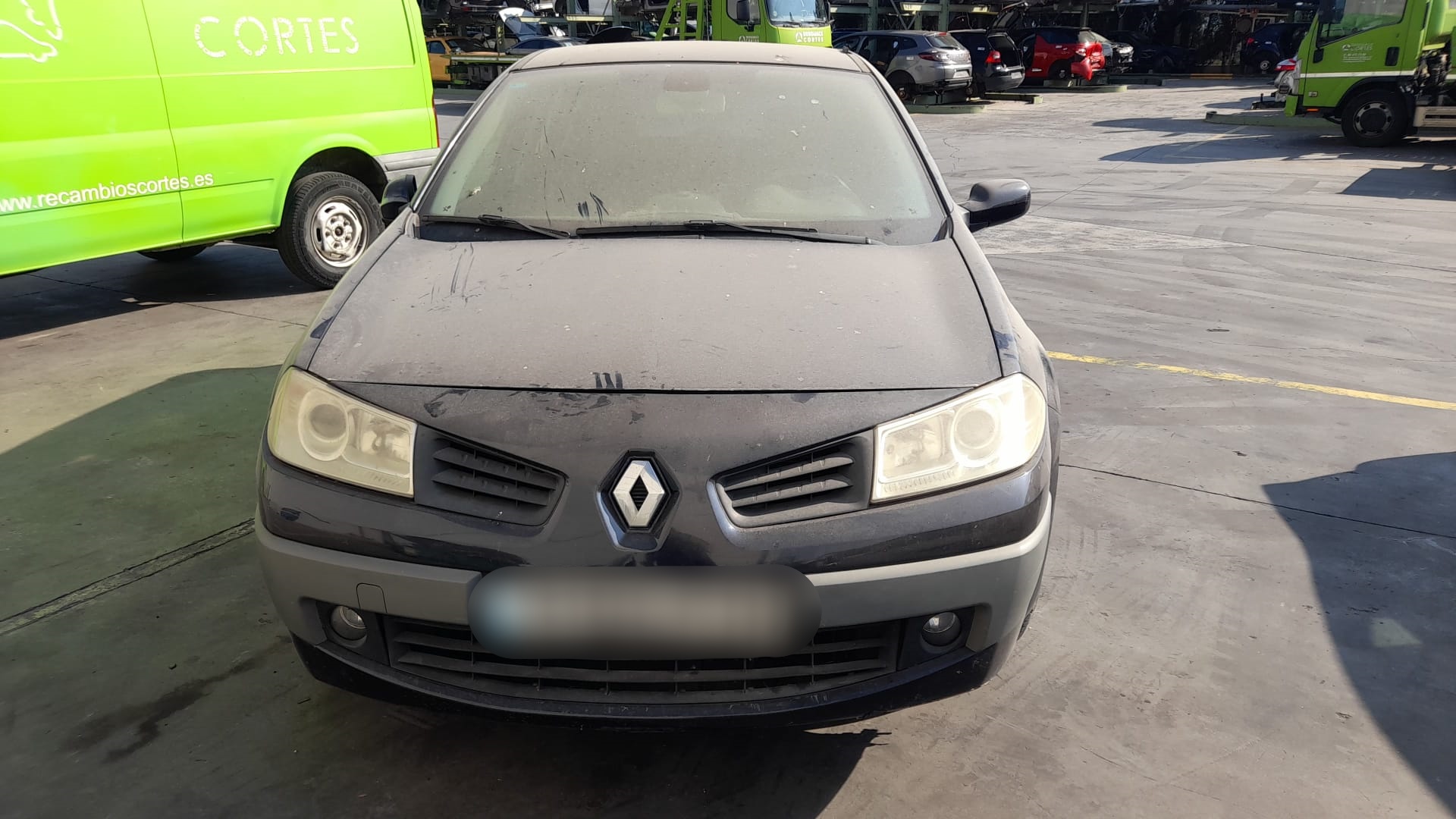 RENAULT Megane 2 generation (2002-2012) Крыло переднее левое 7701477186 21659308