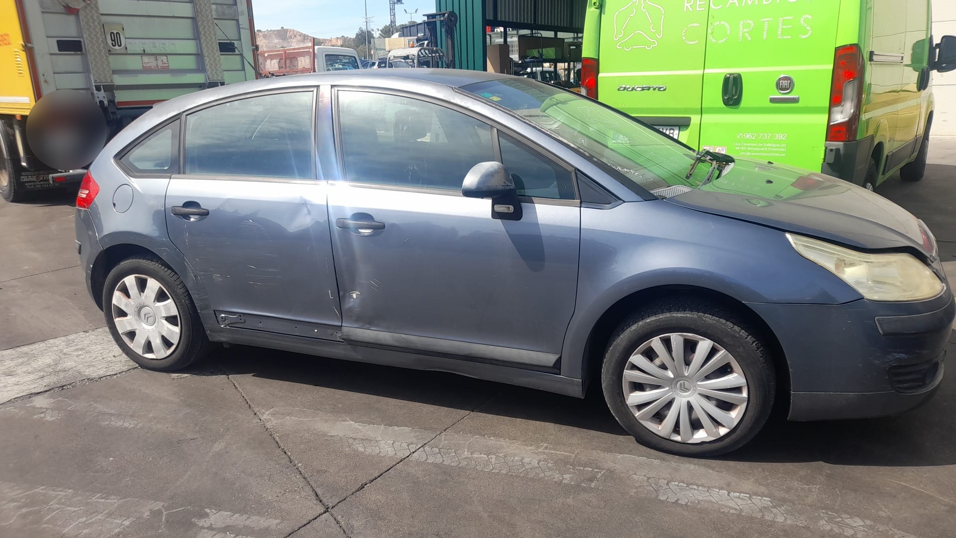 CITROËN C4 1 generation (2004-2011) Priekšējās kreisās durvis 9002W0 24907662