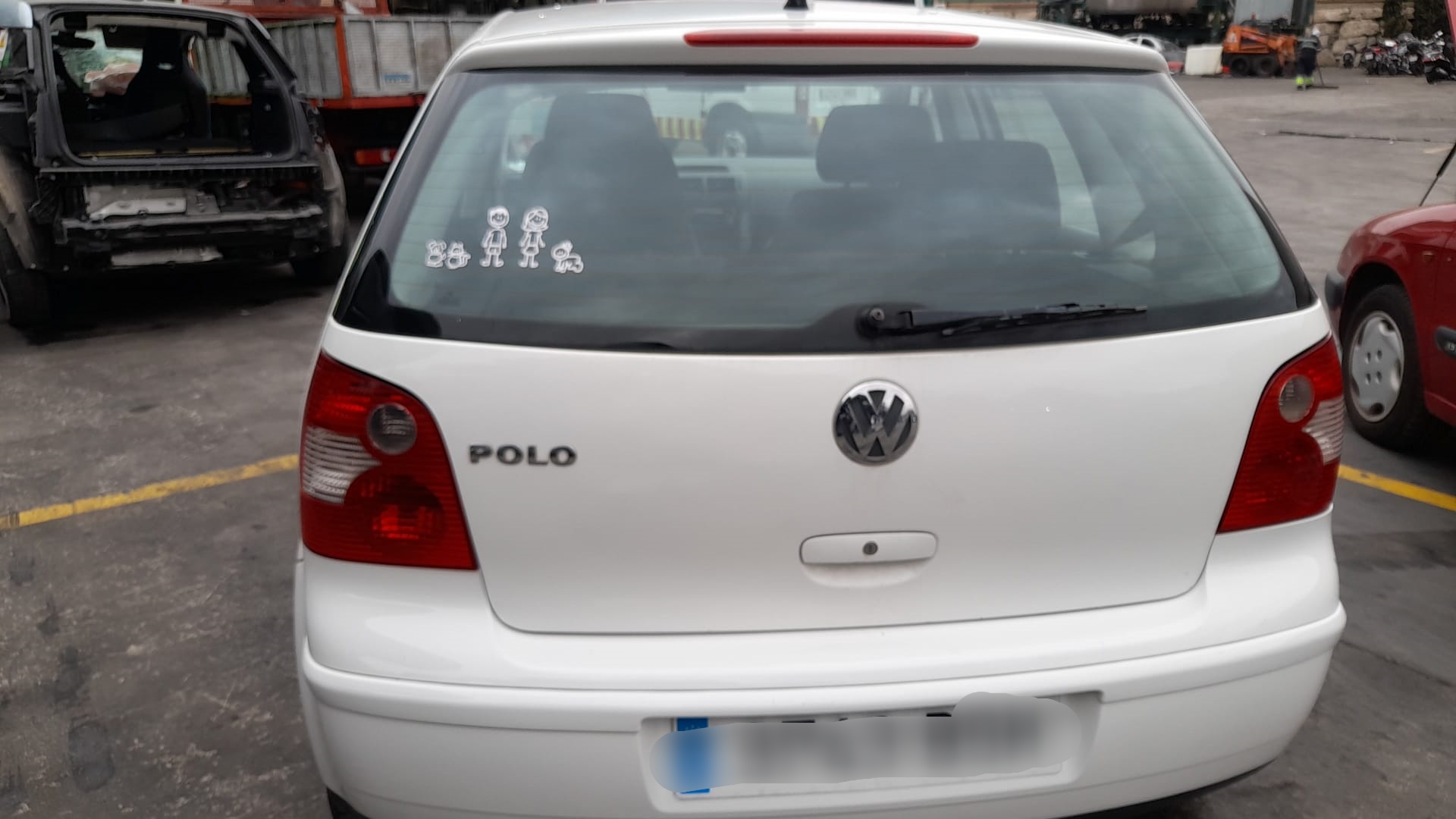 TOYOTA Polo 4 generation (2001-2009) Маторчик стеклоподъемника передней левой двери 6Q2959802A, 6Q2959802A 25163424