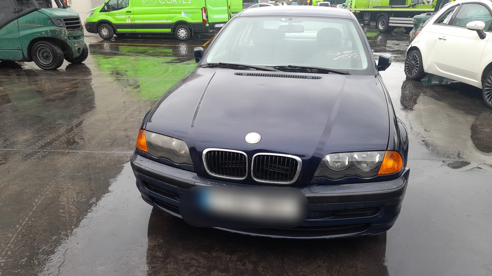 BMW 3 Series E46 (1997-2006) Priekinis kairys sparnas 41358240405 25267669