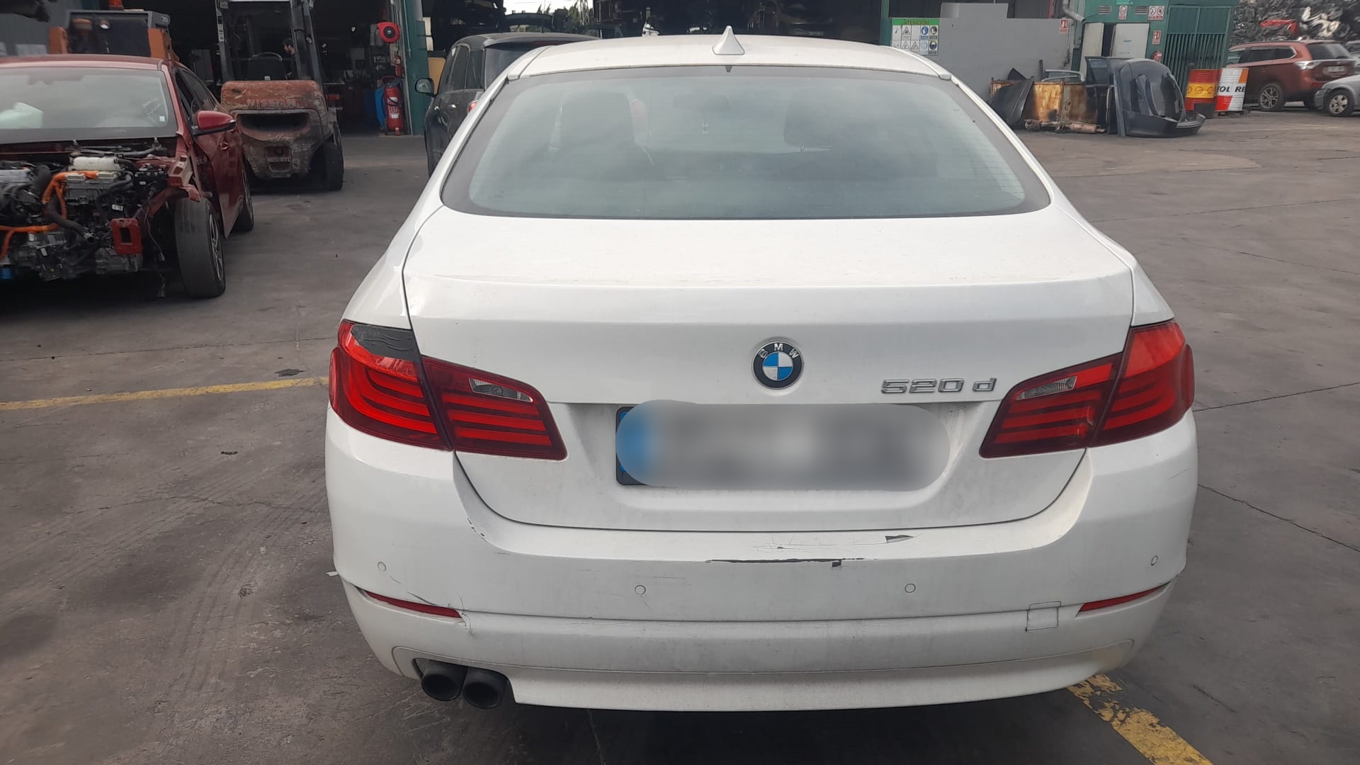 BMW 5 Series F10/F11 (2009-2017) Ремень безопасности задний левый 72119163237 25178953