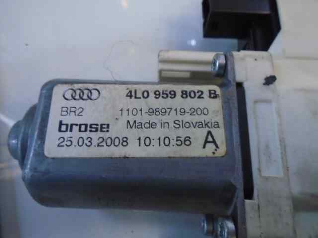 AUDI Q7 4L (2005-2015) Bageste højre dør vinduesregulator 4L0839462D 18476949