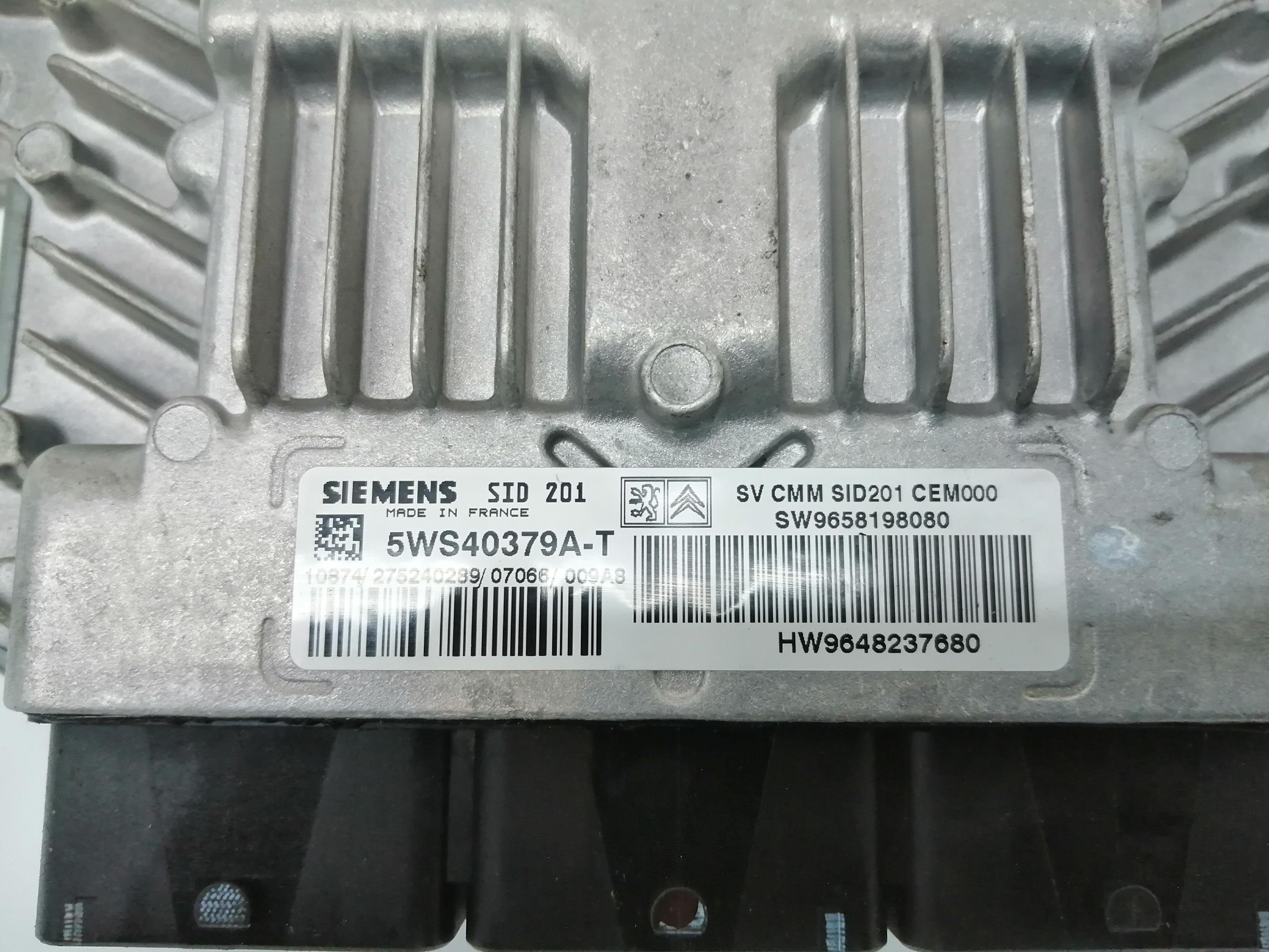 CITROËN C6 1 generation (2004-2012) Блок керування двигуном ECU 5WS40379AT,SW9658198080 24021679