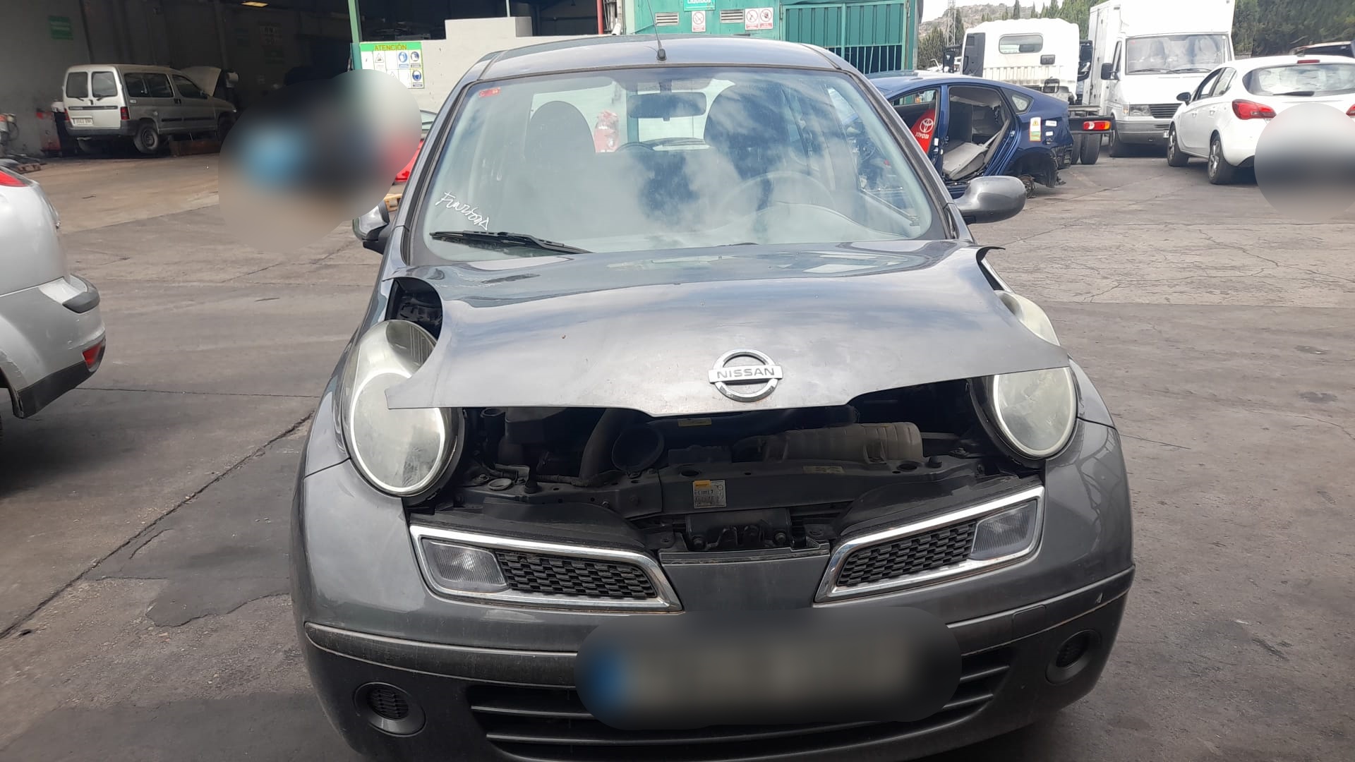 NISSAN Micra K12 (2002-2010) Aripa dreapta față 63100AX630 25248436