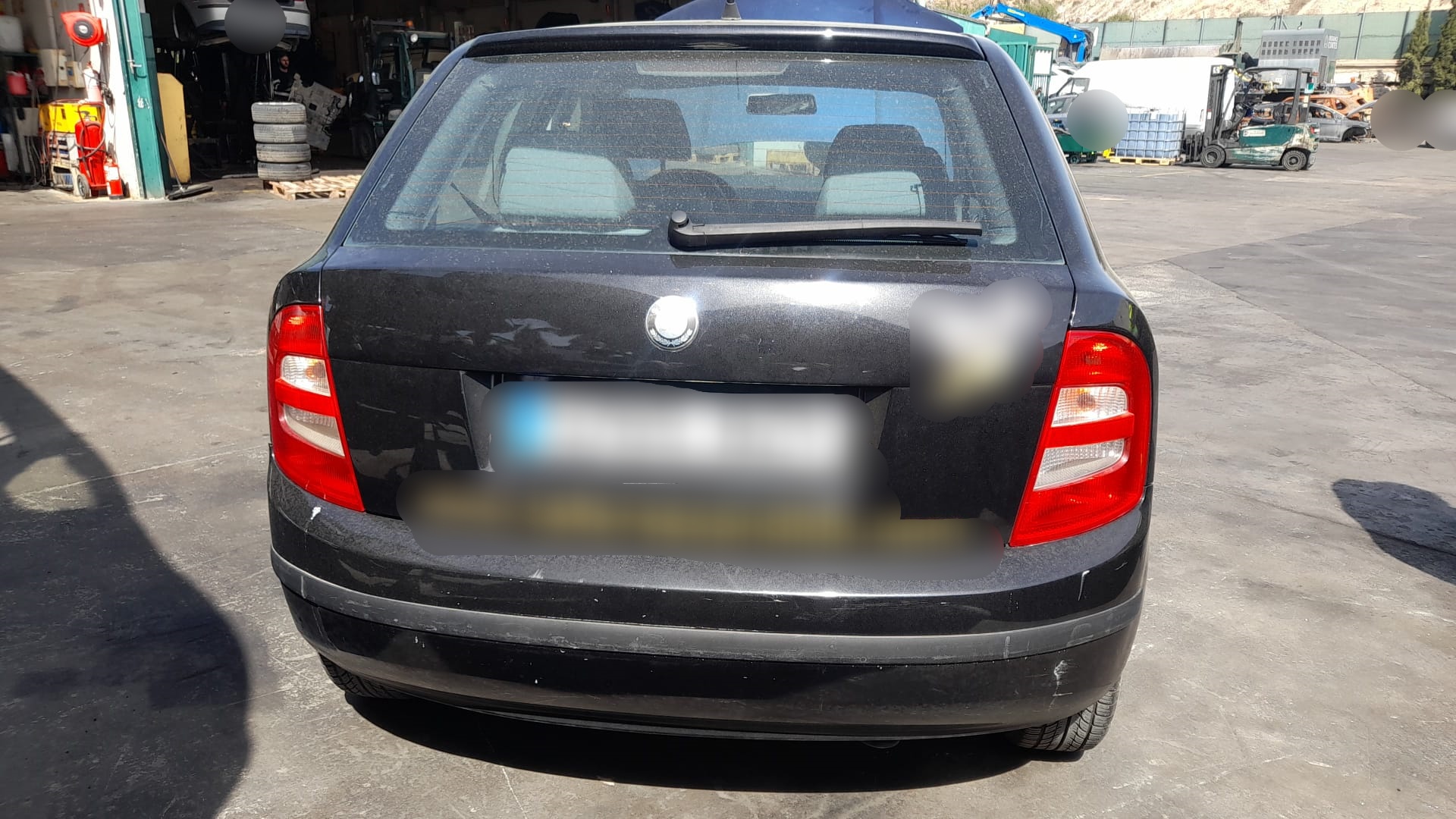 SKODA Fabia 6Y (1999-2007) Крышка багажника 6Y0827025,6Y0827025 18642722