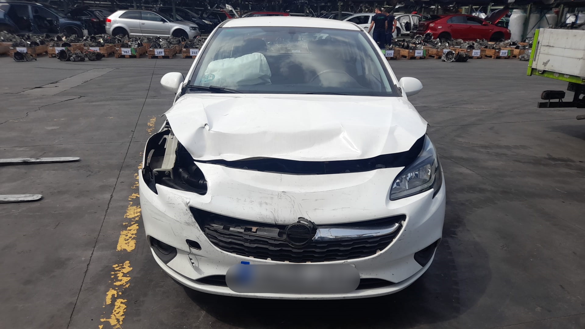 OPEL Corsa D (2006-2020) Priekinių dešinių durų stiklo pakelėjas 39161985 18561817