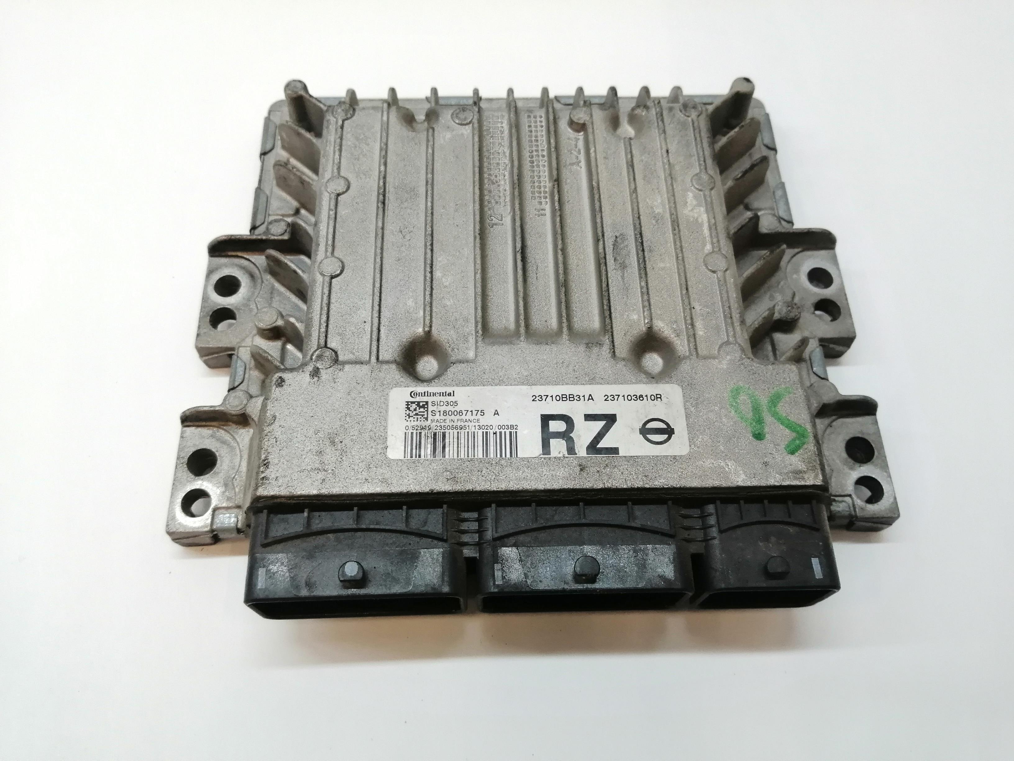 NISSAN Qashqai 1 generation (2007-2014) Variklio kompiuteris S180067175A,23710BB31A 22595949