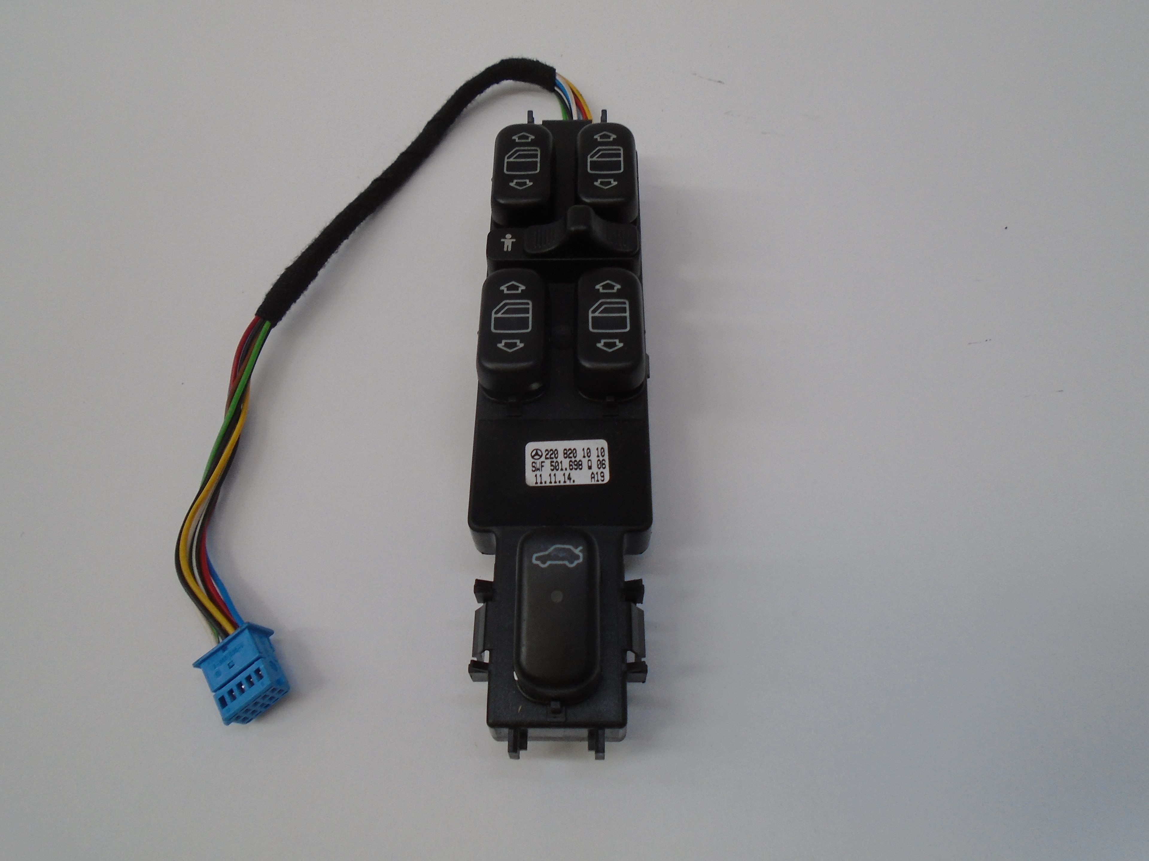 MERCEDES-BENZ S-Class W220 (1998-2005) Front Left Door Window Switch A2208201010 18504753