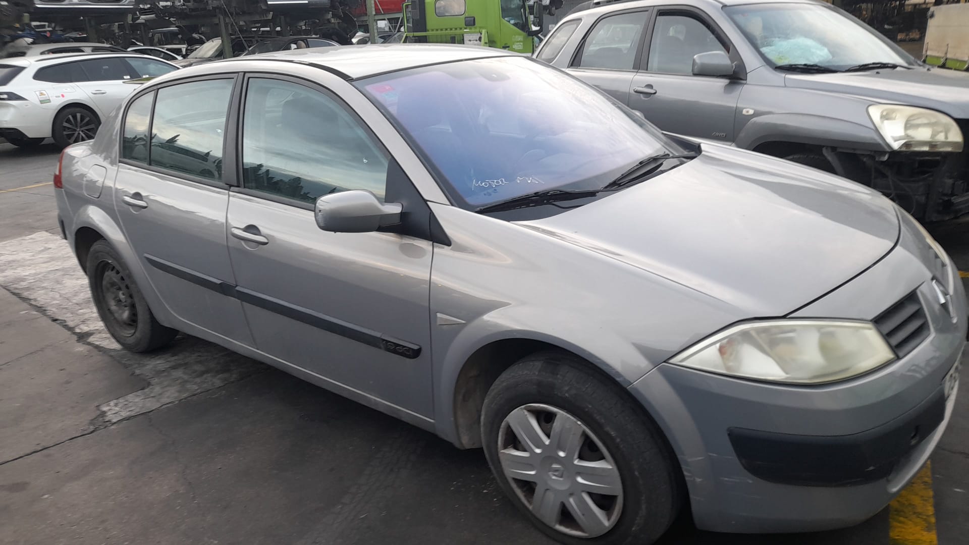 RENAULT Megane 2 generation (2002-2012) Mécanisme d'essuie-glace avant 8200036921, PINS:4 24026567