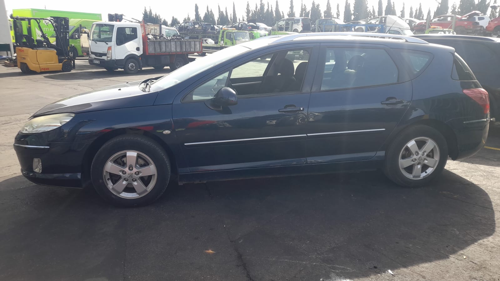 PEUGEOT 407 1 generation (2004-2010) Aizmugurējo kreiso durvju logu pacēlājs 922385 23864277