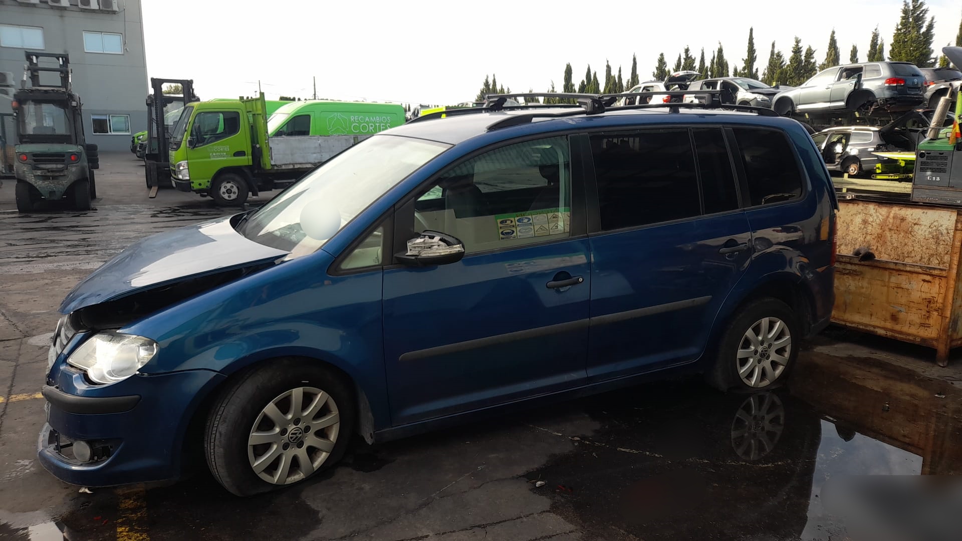 VOLKSWAGEN Touran 1 generation (2003-2015) Främre vänstra dörrlås 3D1837015AP 22364815